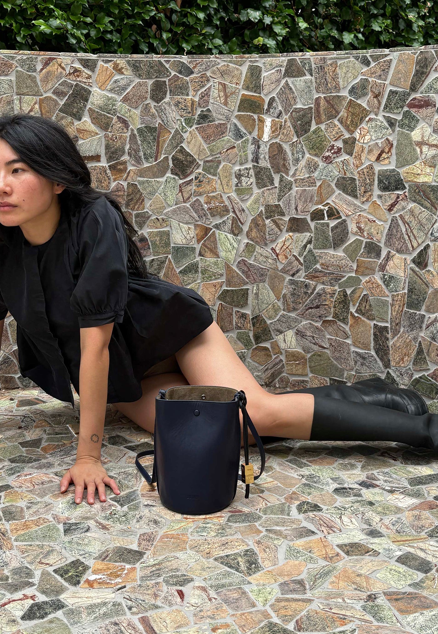 Phoebe Bucket - Eclipse Lambskin