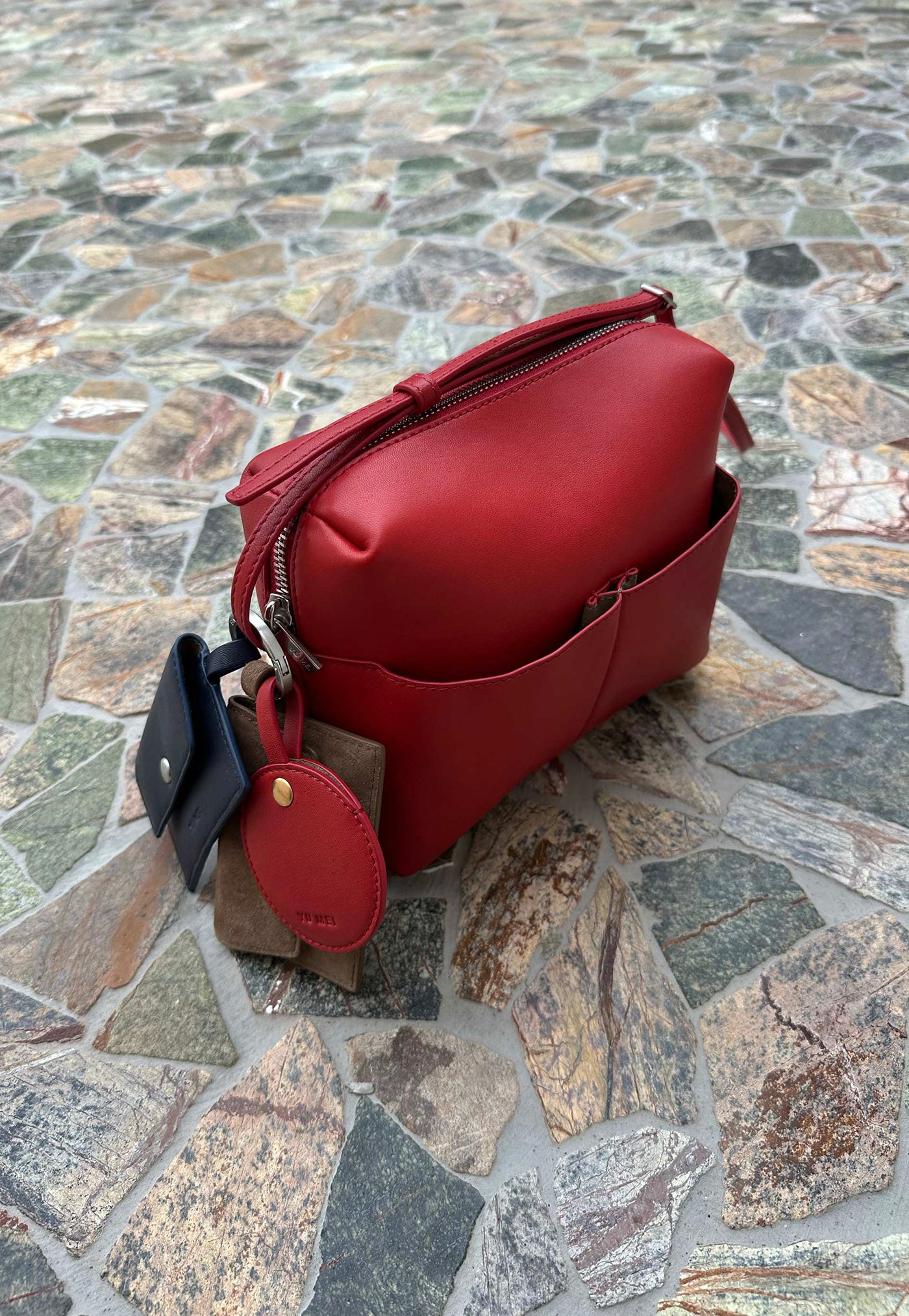 Kaye Bag - Lobster Red Lambskin