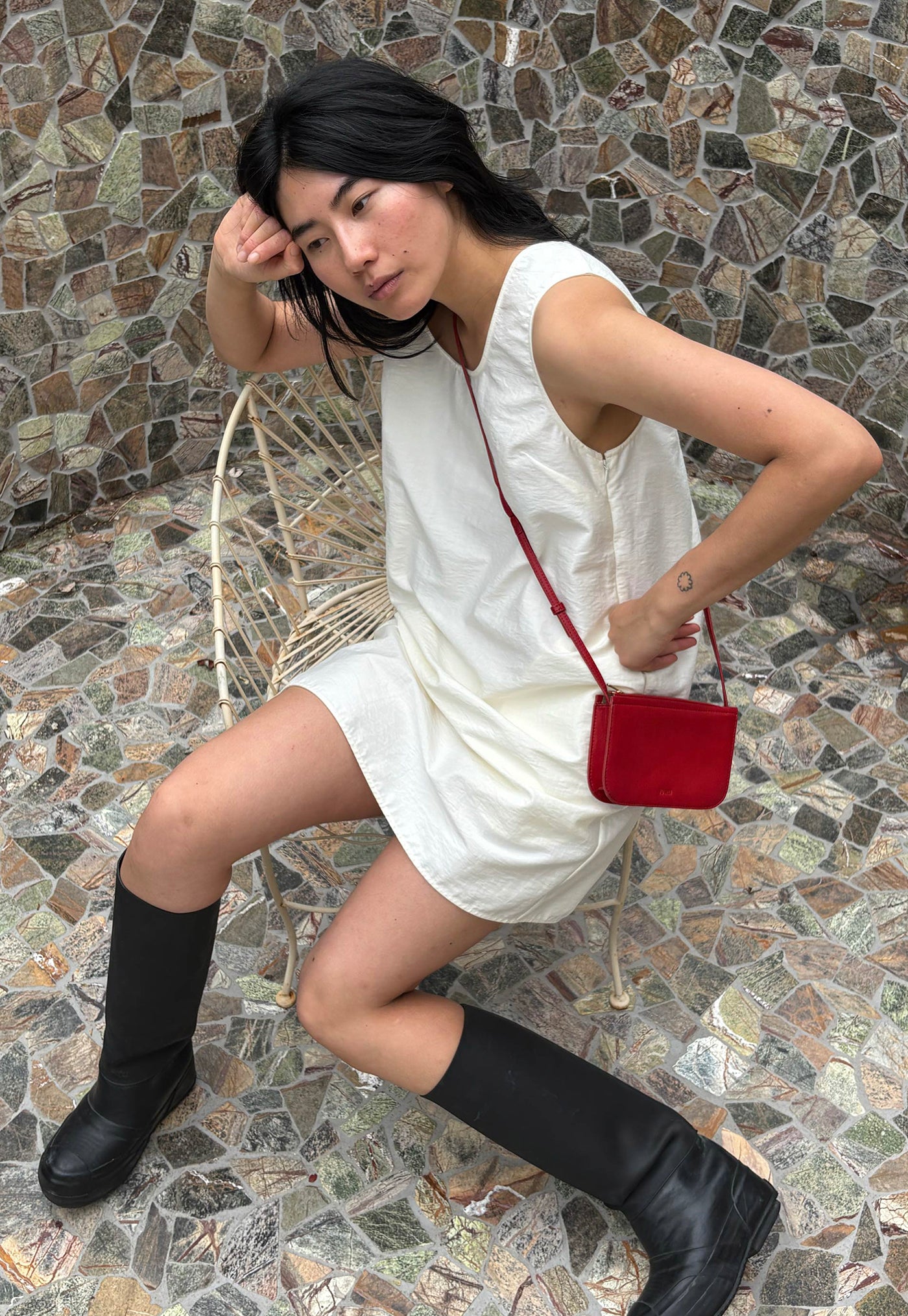 Vi Bag - Lobster Red Lambskin