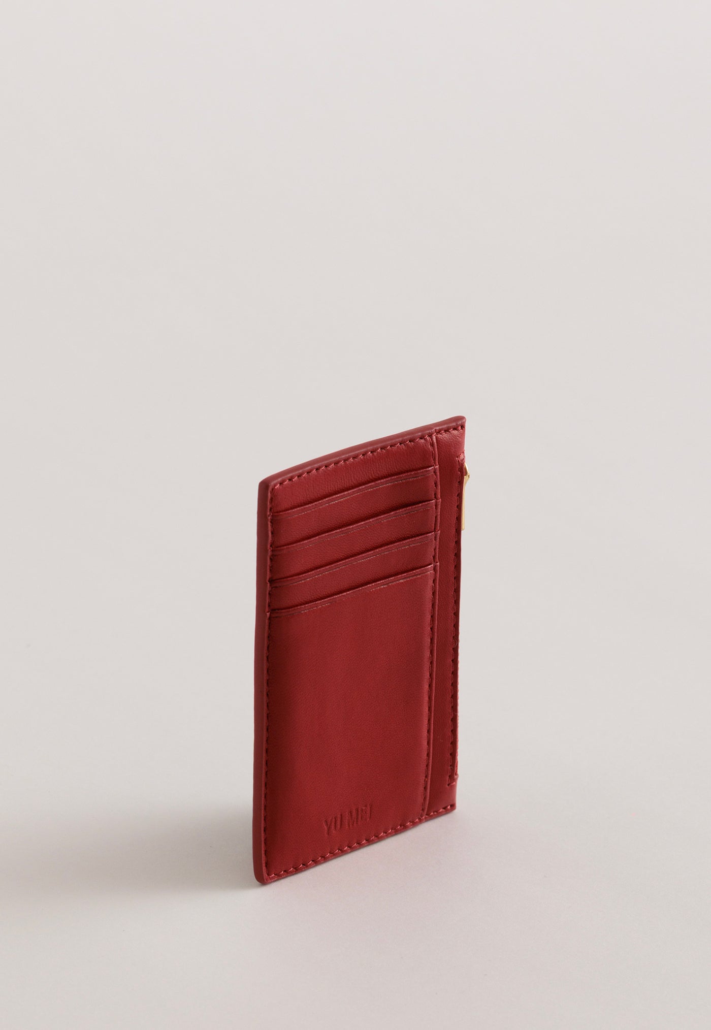 Frank Cardholder - Lobster Red Lambskin