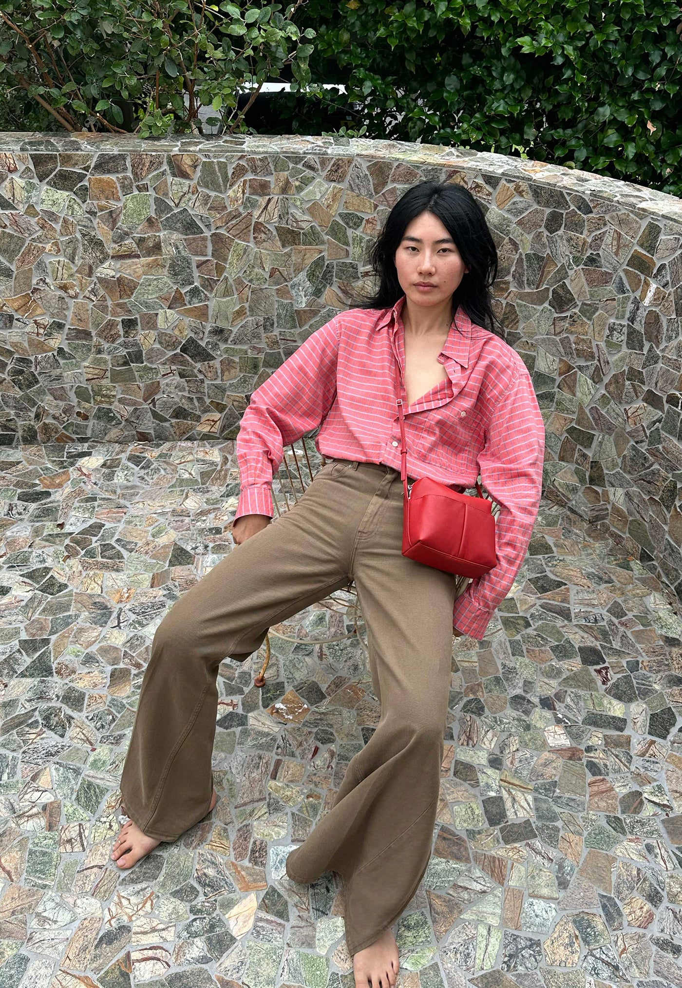 Kaye Bag - Lobster Red Lambskin