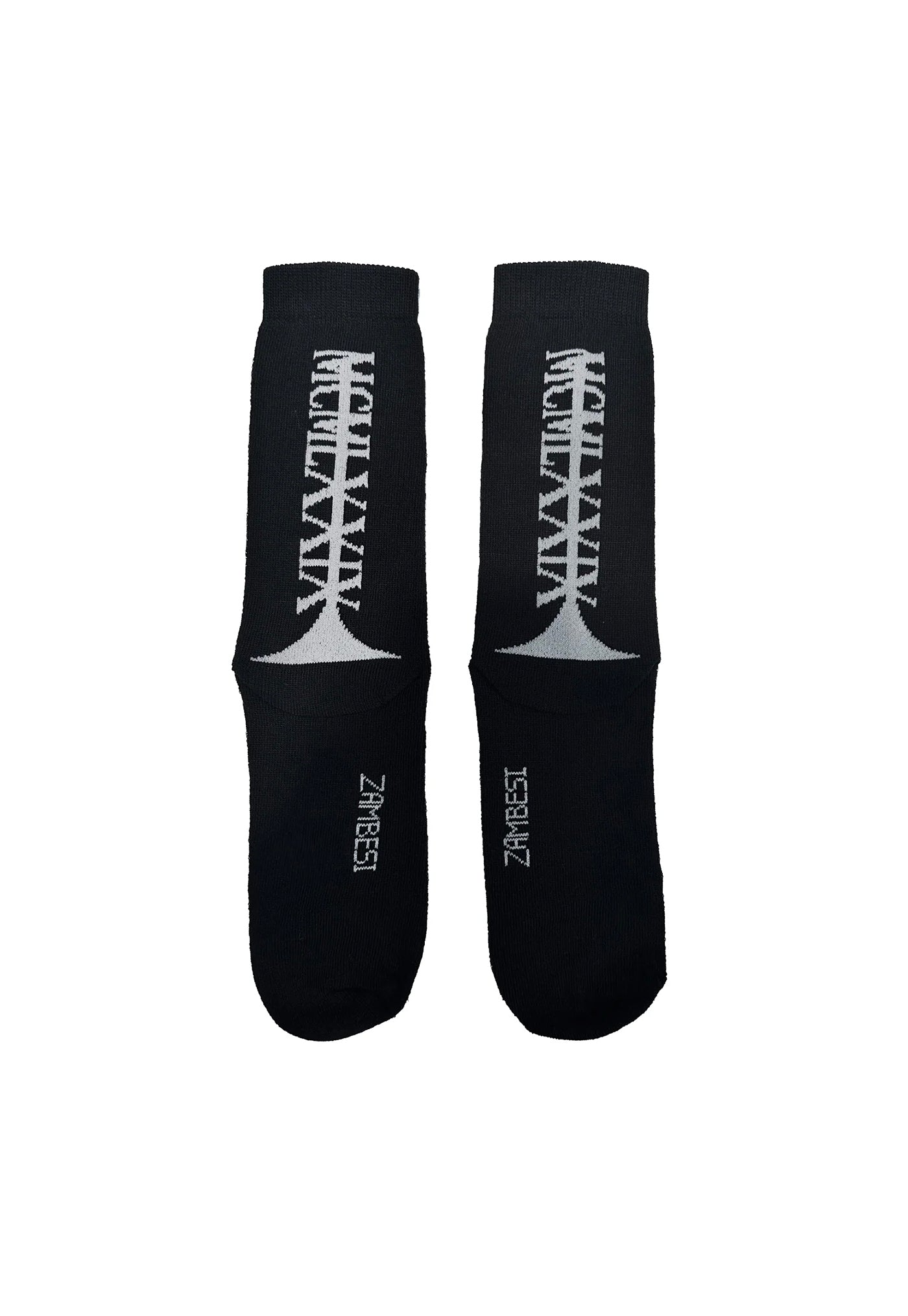 Merino Achilles Socks - Black/Bone