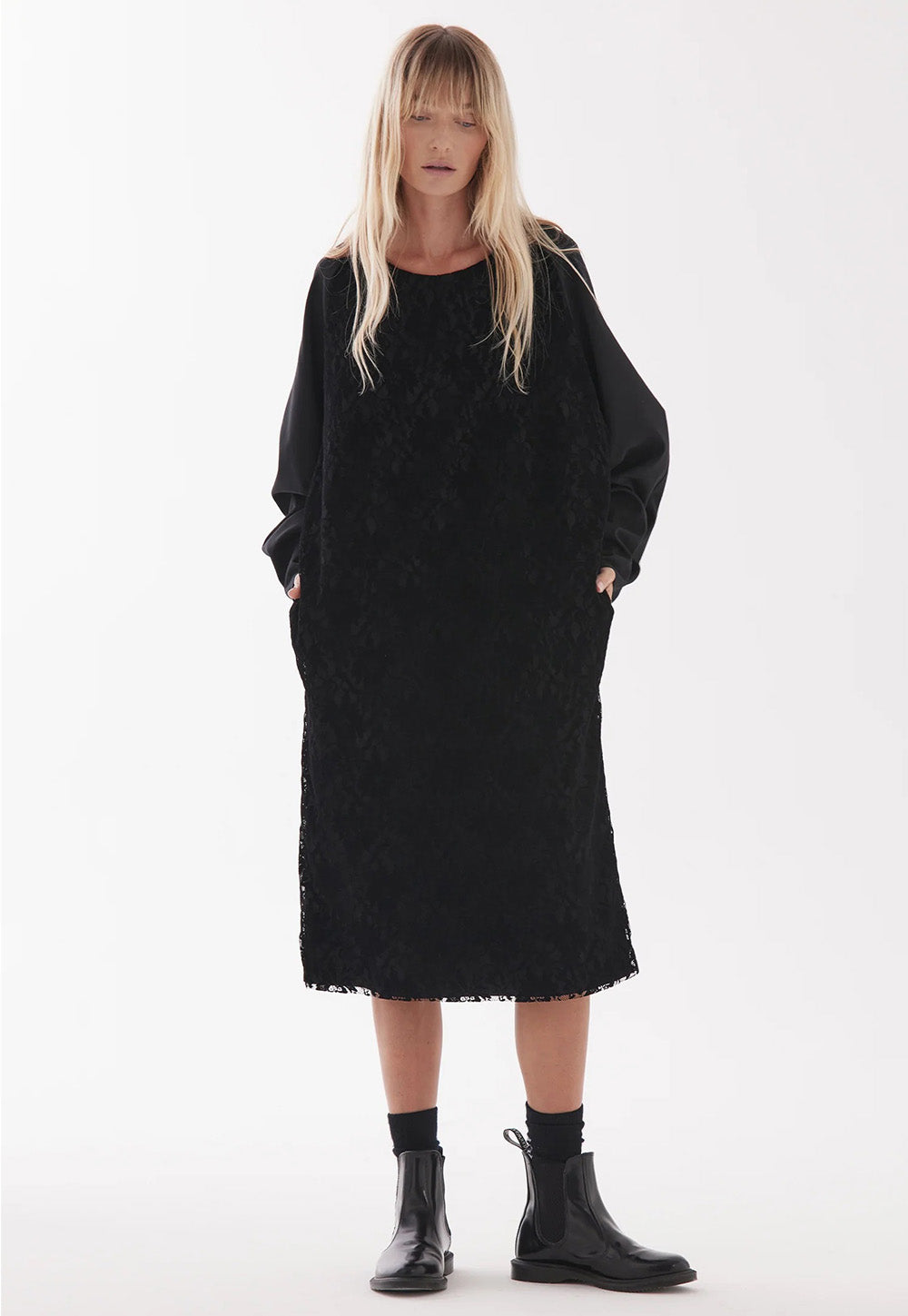 Tempo Dress - Suit Black