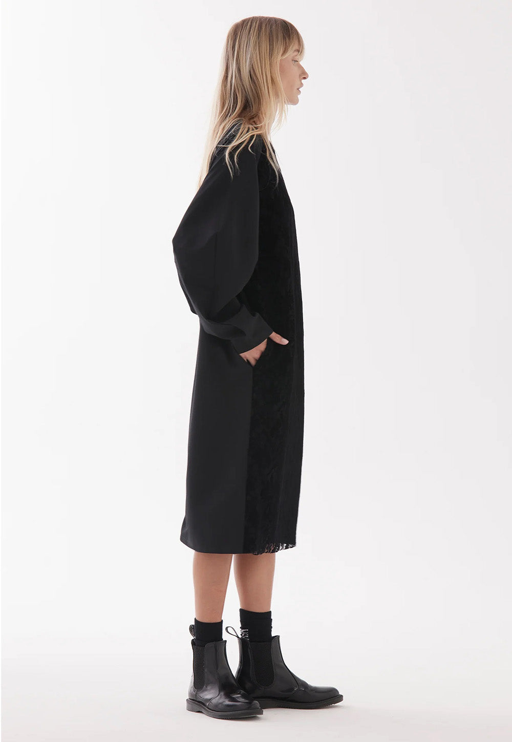 Tempo Dress - Suit Black