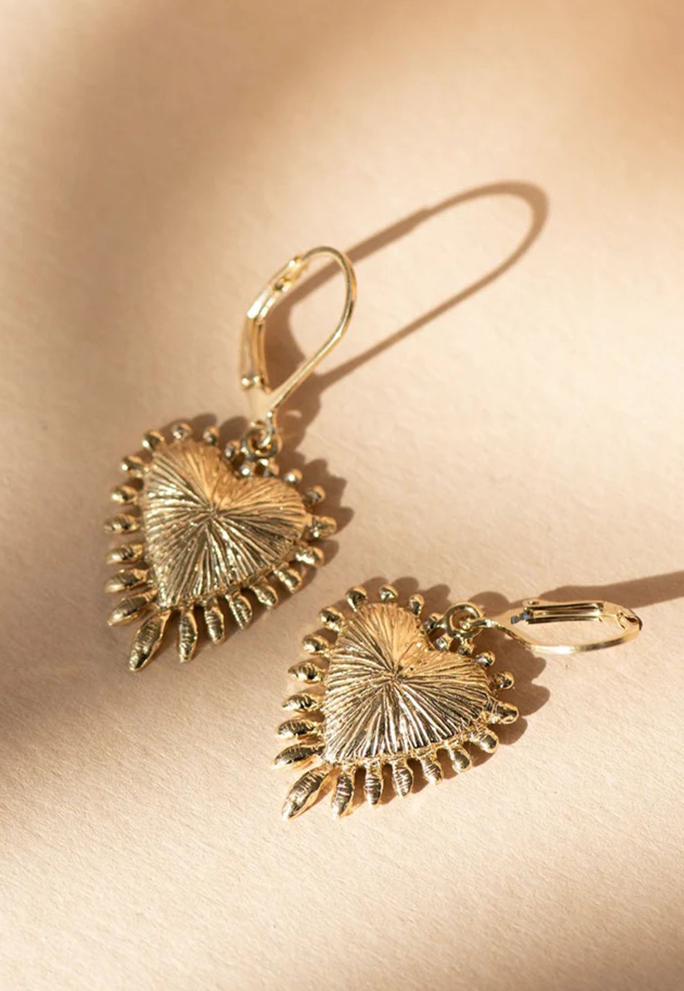 Heart Rays Earrings