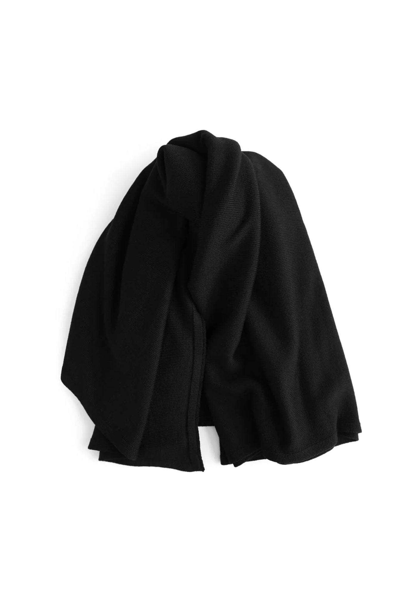 Noir Oversized Knitted Wrap