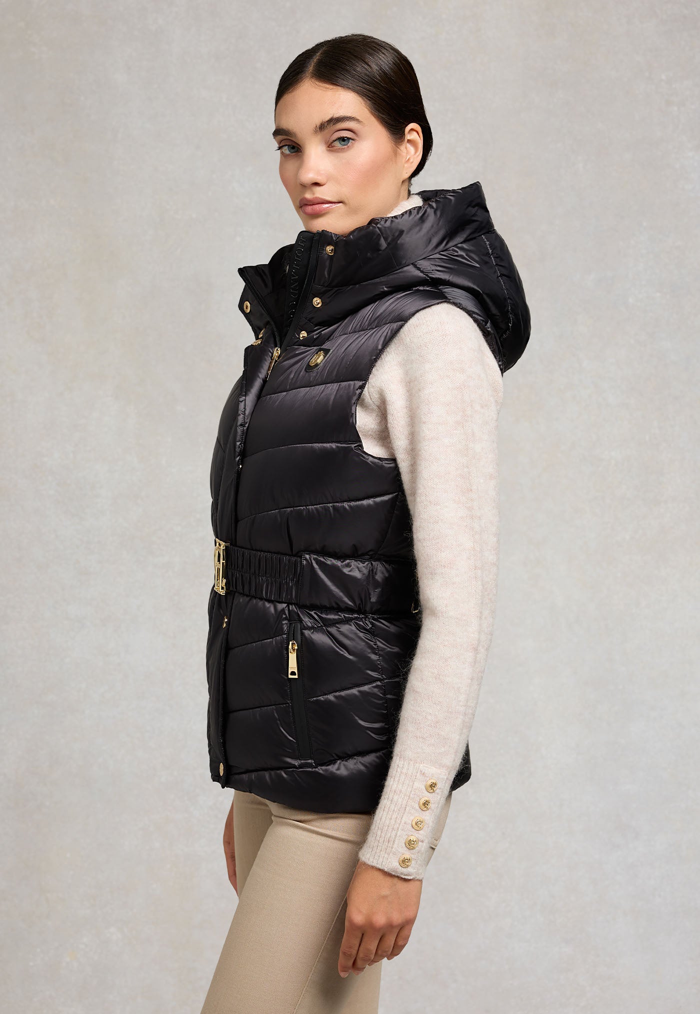 Arosa Gilet - Deep Black