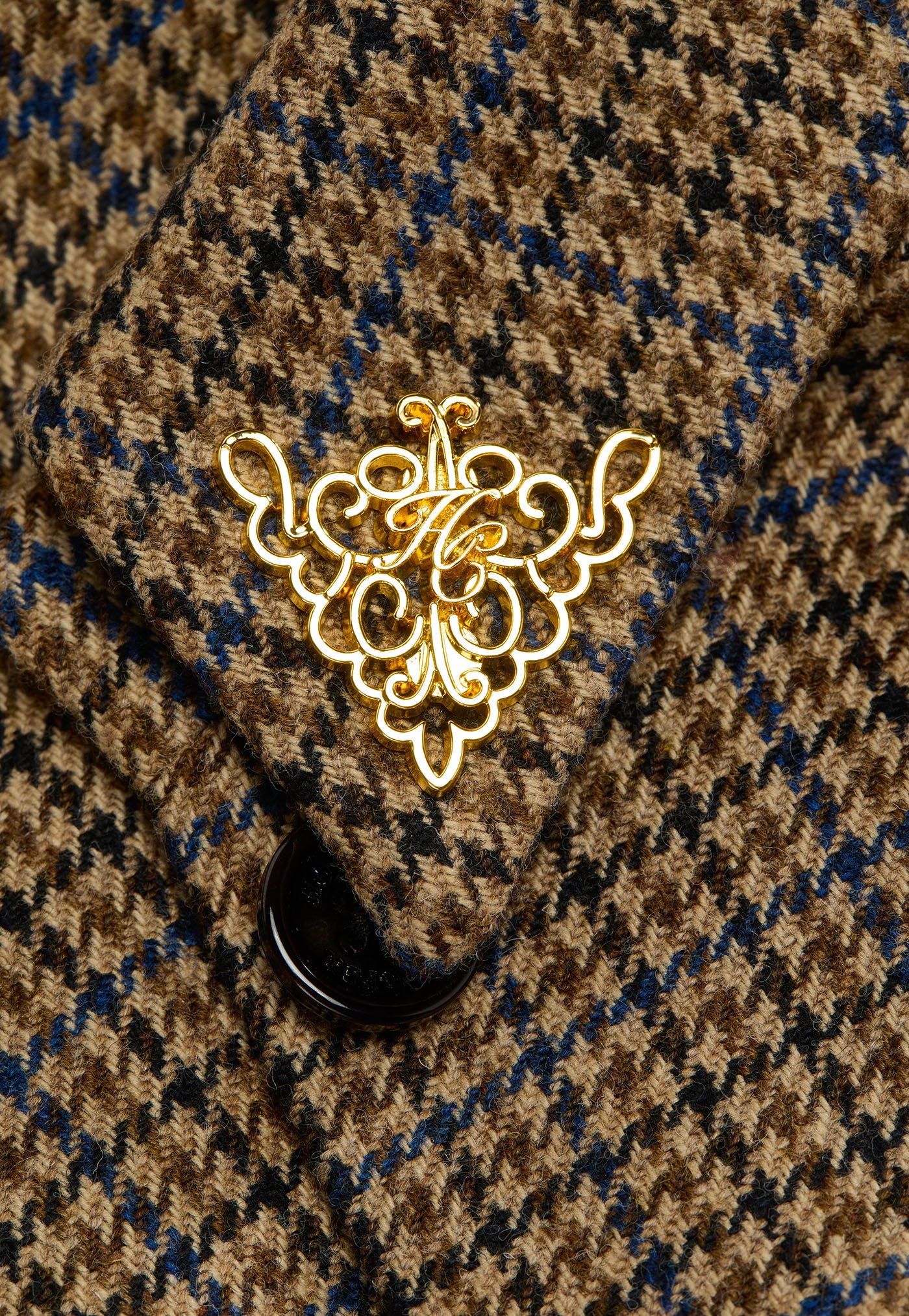 Knightsbridge Cape - Abbot Check Tweed