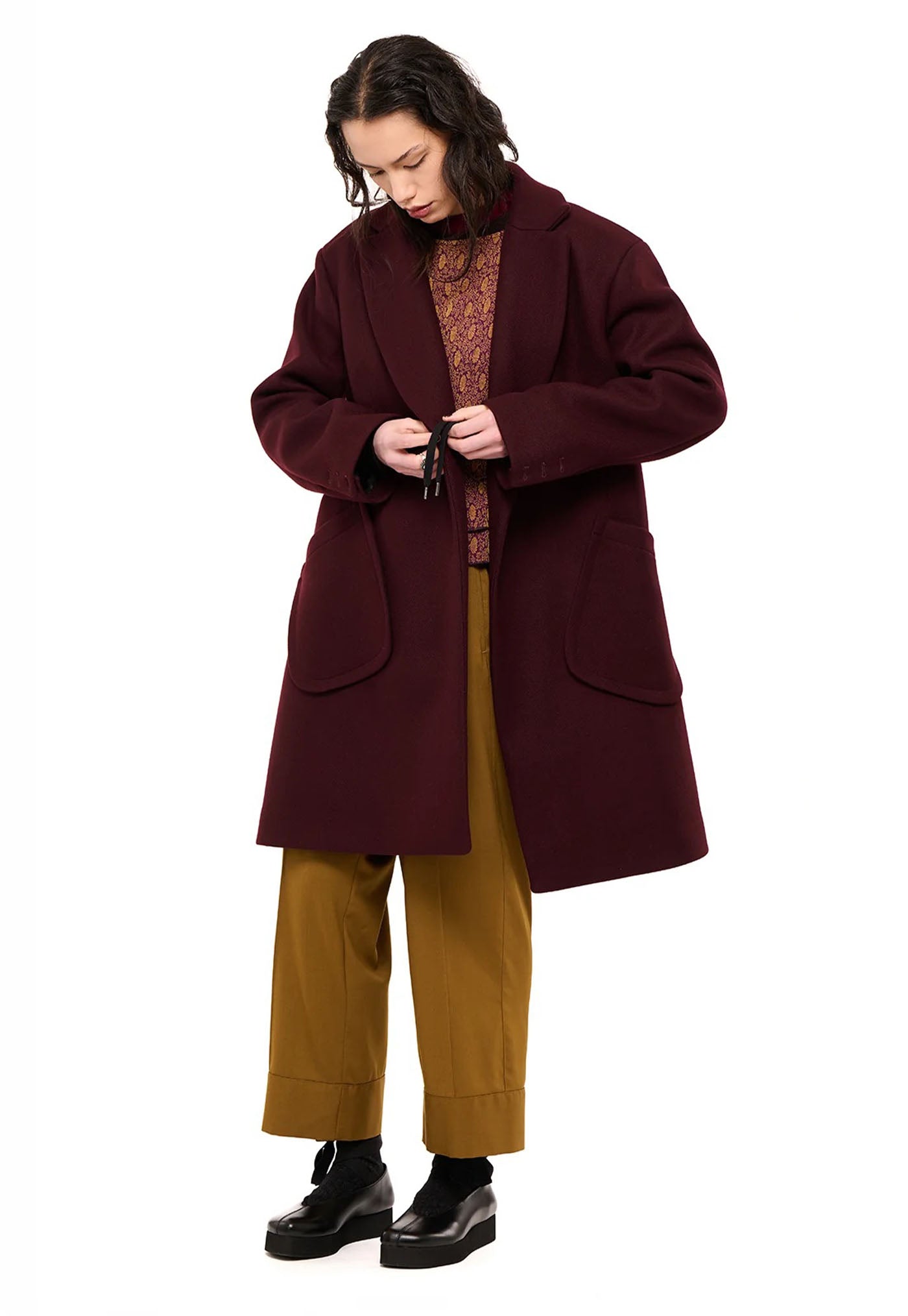 After-Party Coat - Bordeaux