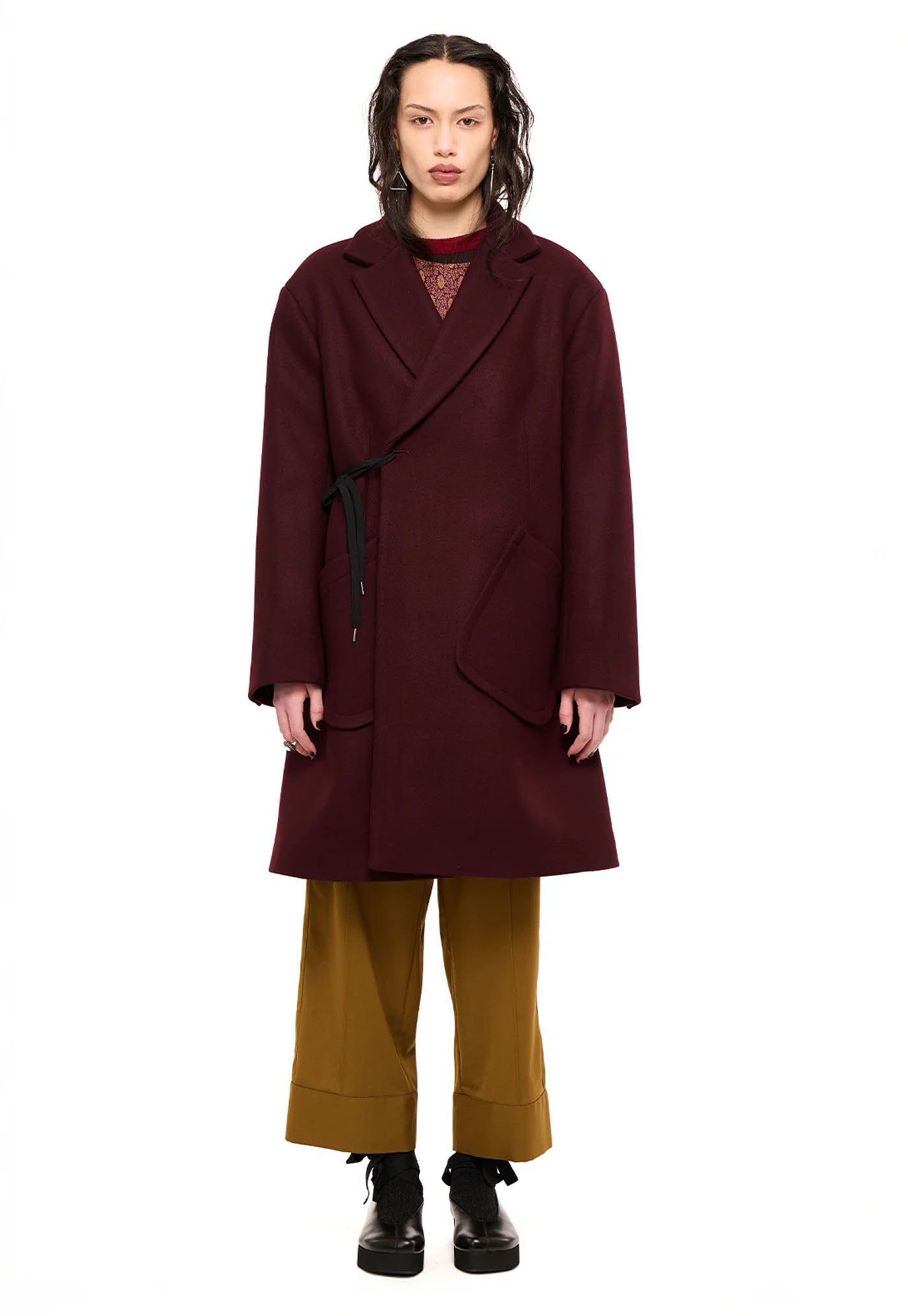 After-Party Coat - Bordeaux