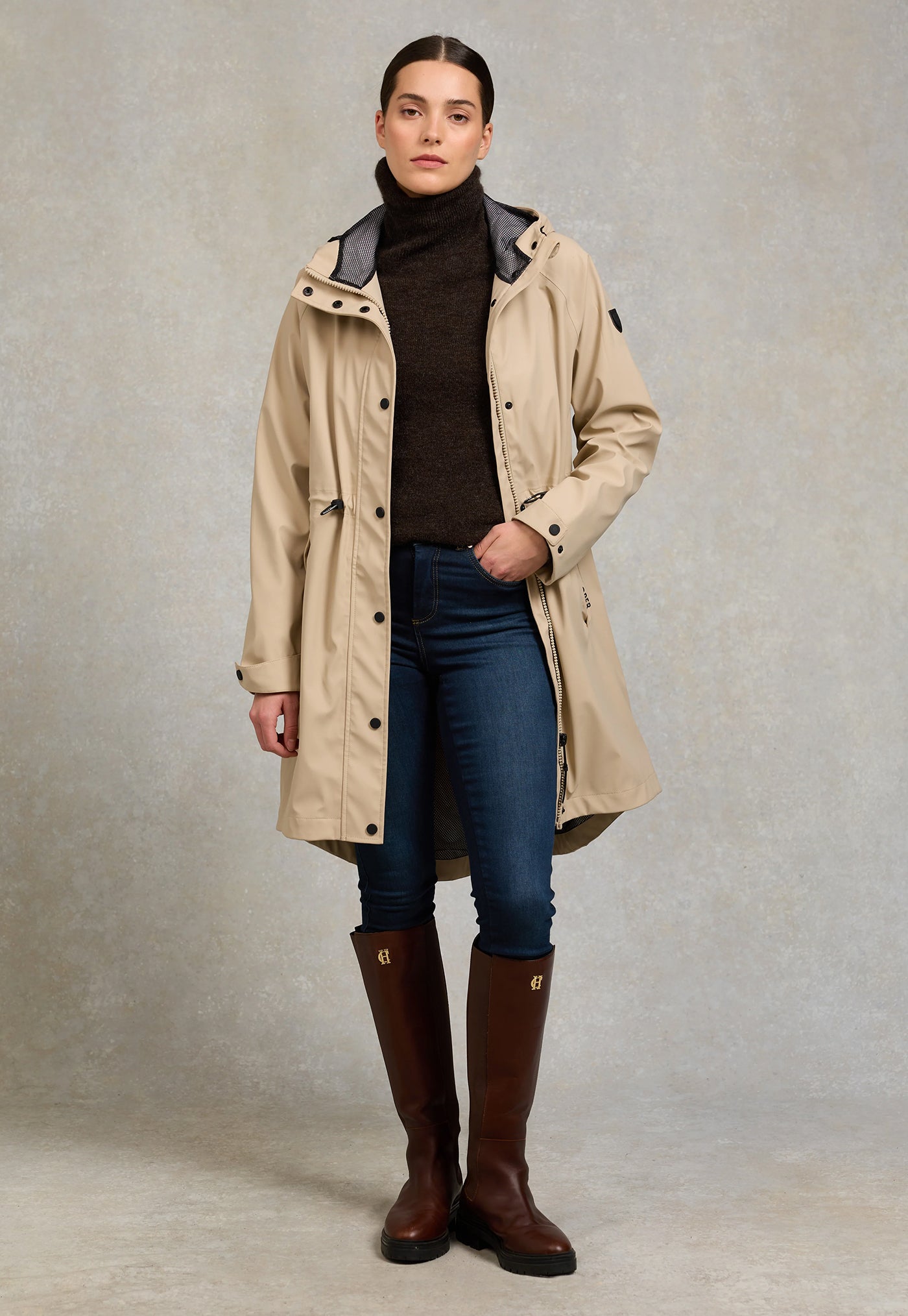 Chartwell Rain Parka - Stone