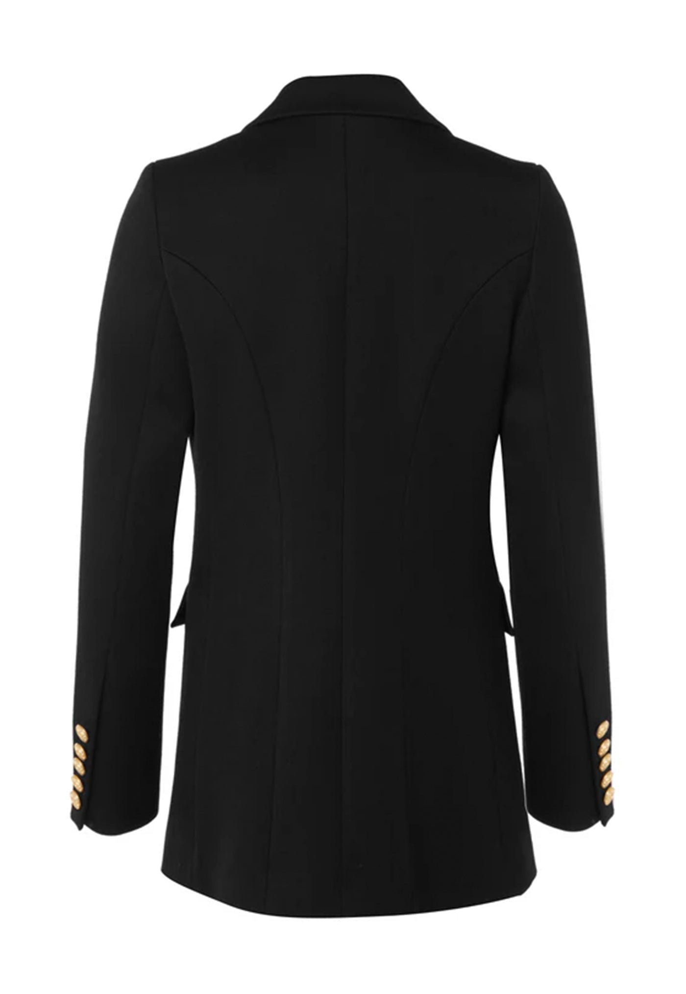 Double Breasted Blazer - Black Twill