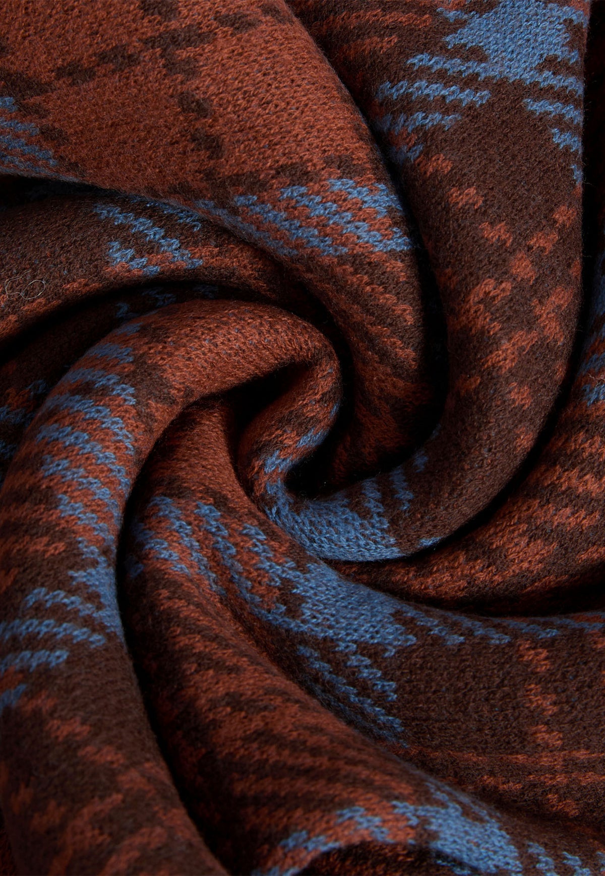 Barbour x Farm Rio Angelonia Knitted Scarf - Tropical Tea Tartan