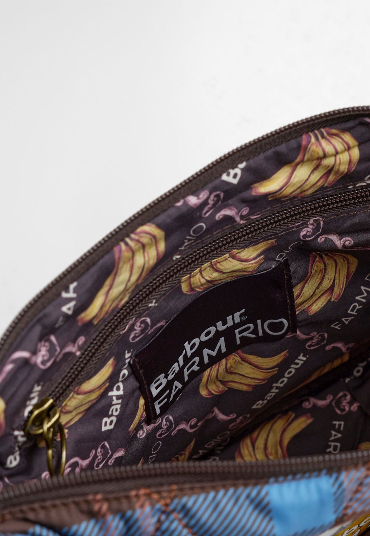 Barbour x Farm Rio Fernanda Small Sling Bag - Tropical Tea Tartan