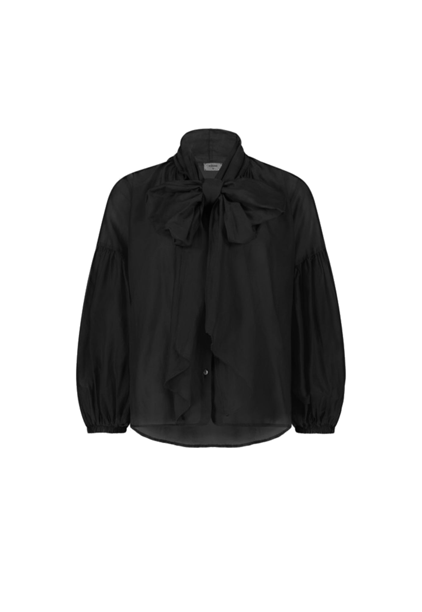 Bow Blouse - Black Liberty
