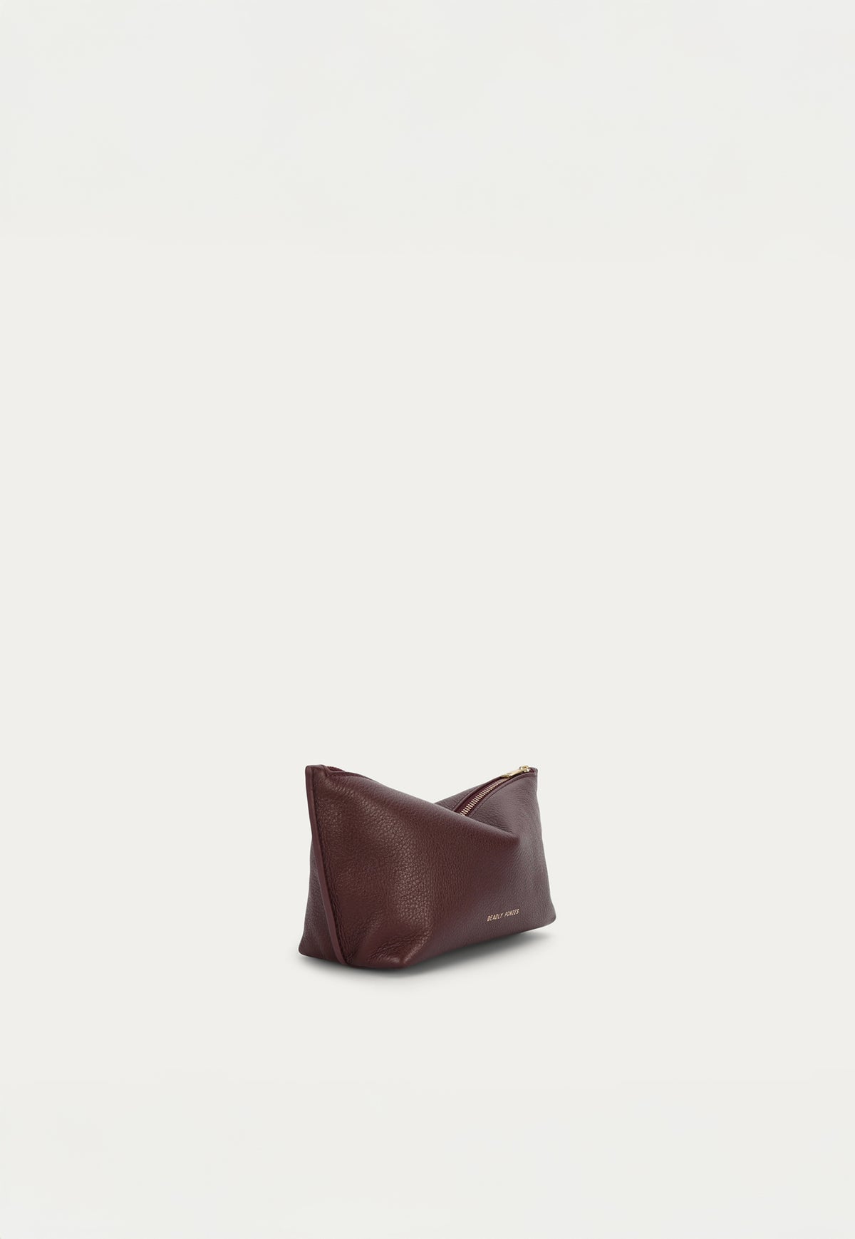 Medium Poucher - Dark Cherry