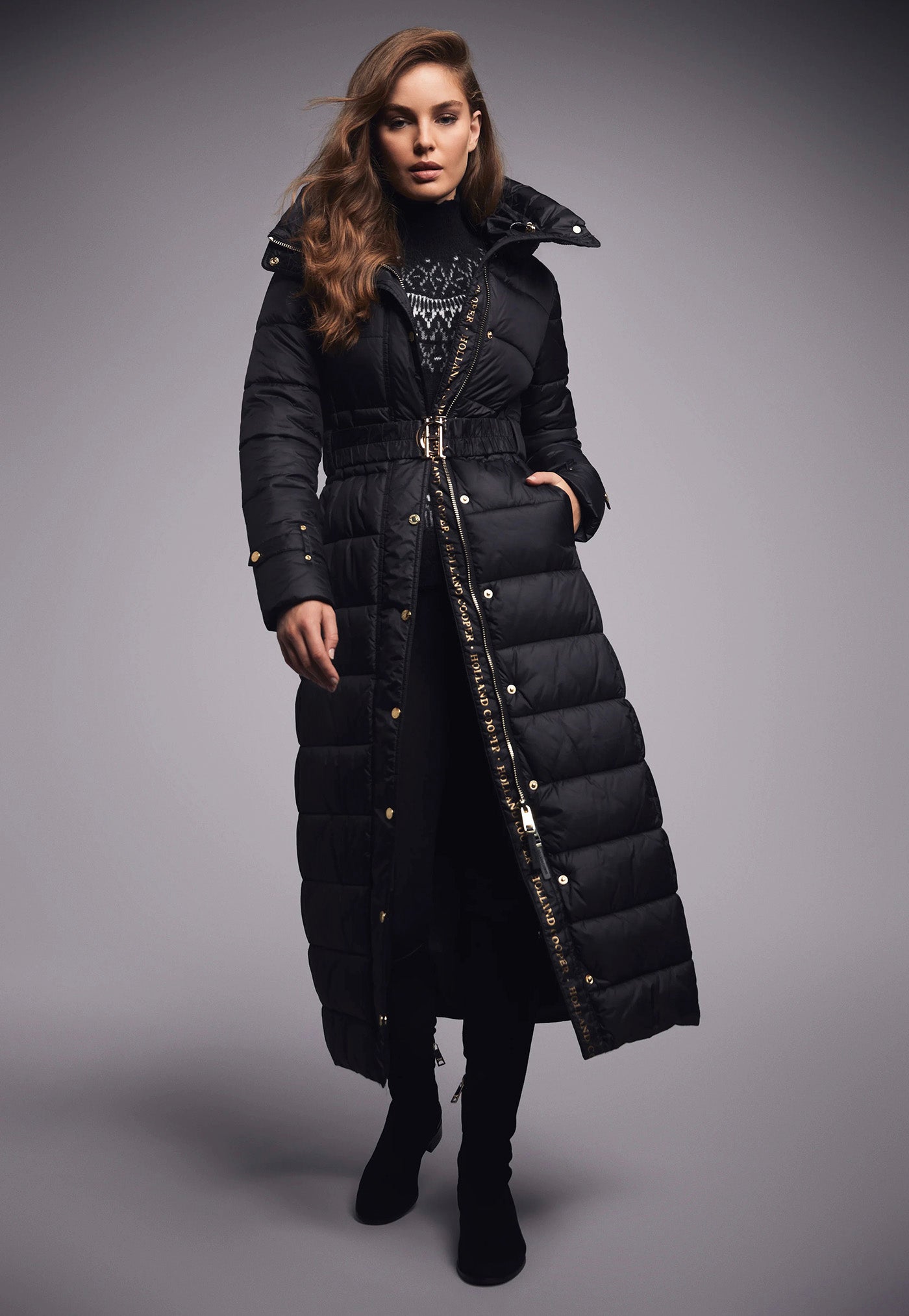Arosa Coat - Black sold by Angel Divine