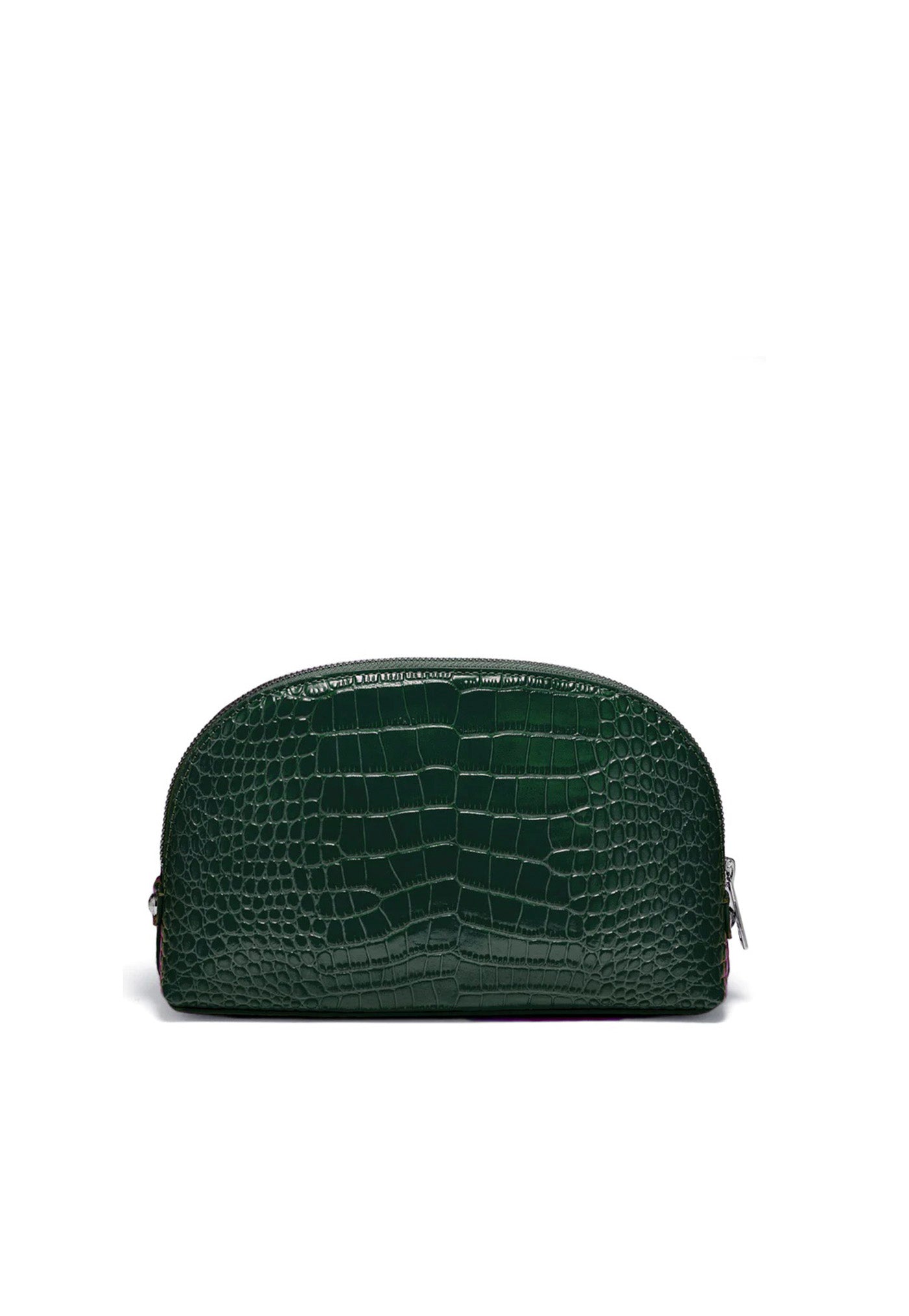 Chelsea Makeup Bag - Emerald Croc sold by Angel Divine