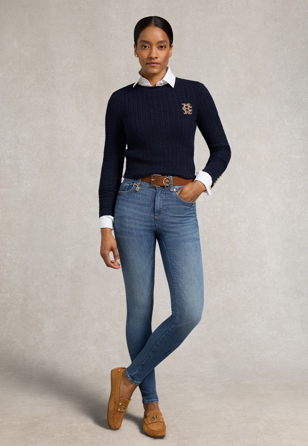 Contour Skinny Jean - Aged Indigo