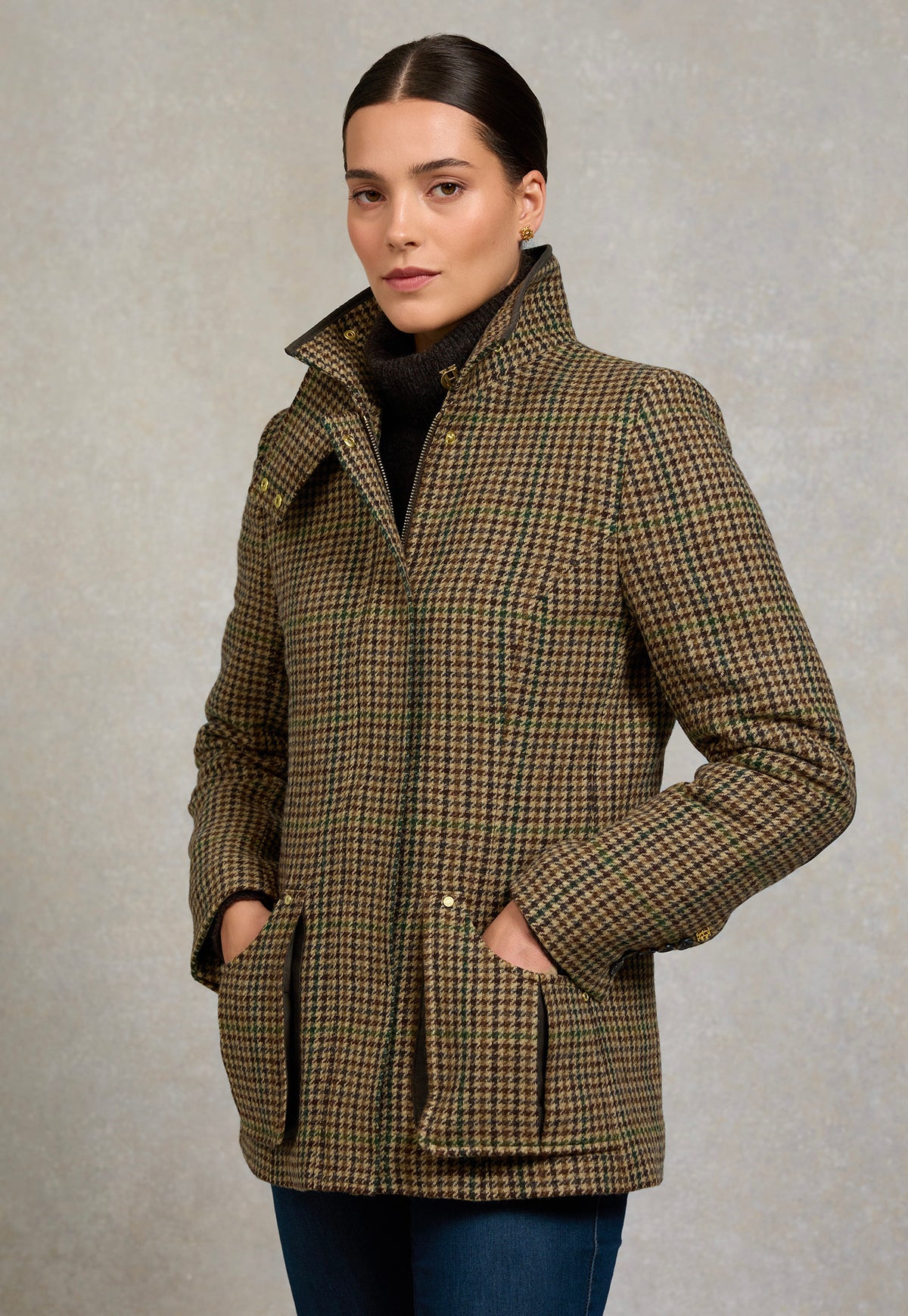 Country Classic Jacket - Hailes Green Tweed