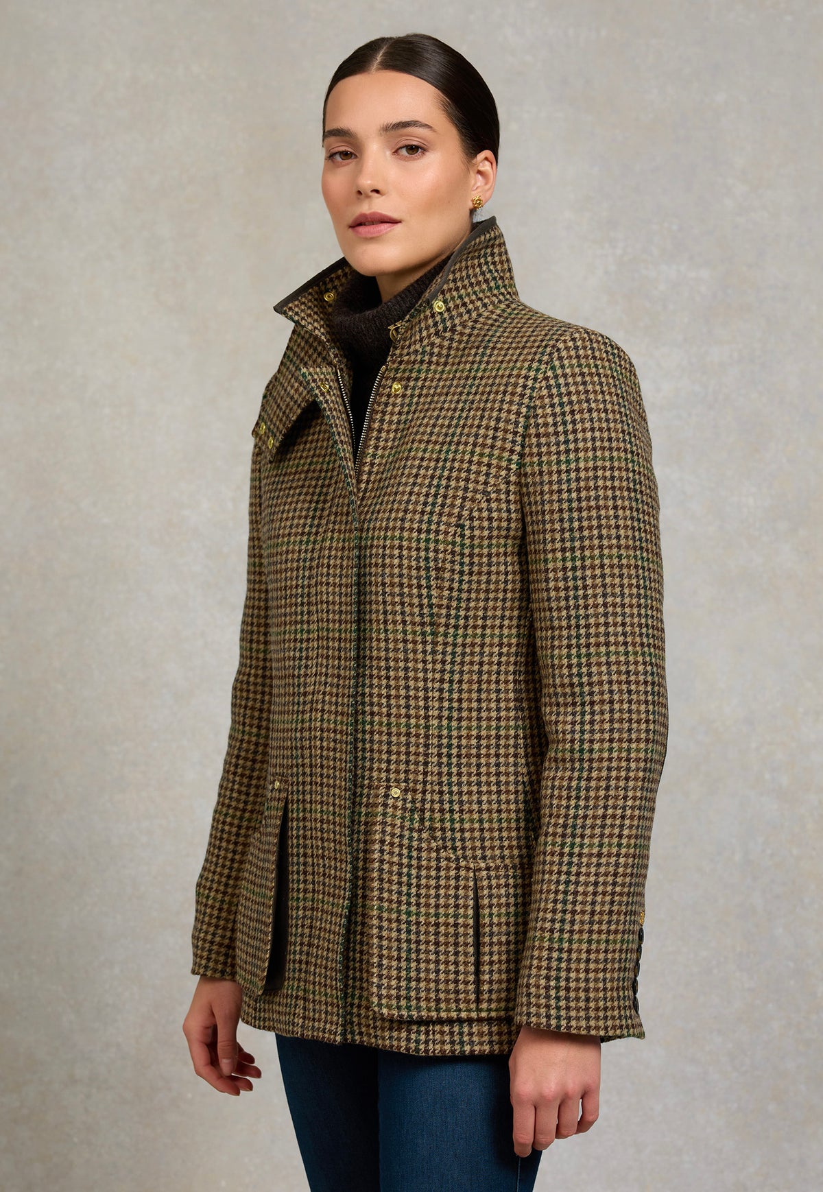 Country Classic Jacket - Hailes Green Tweed