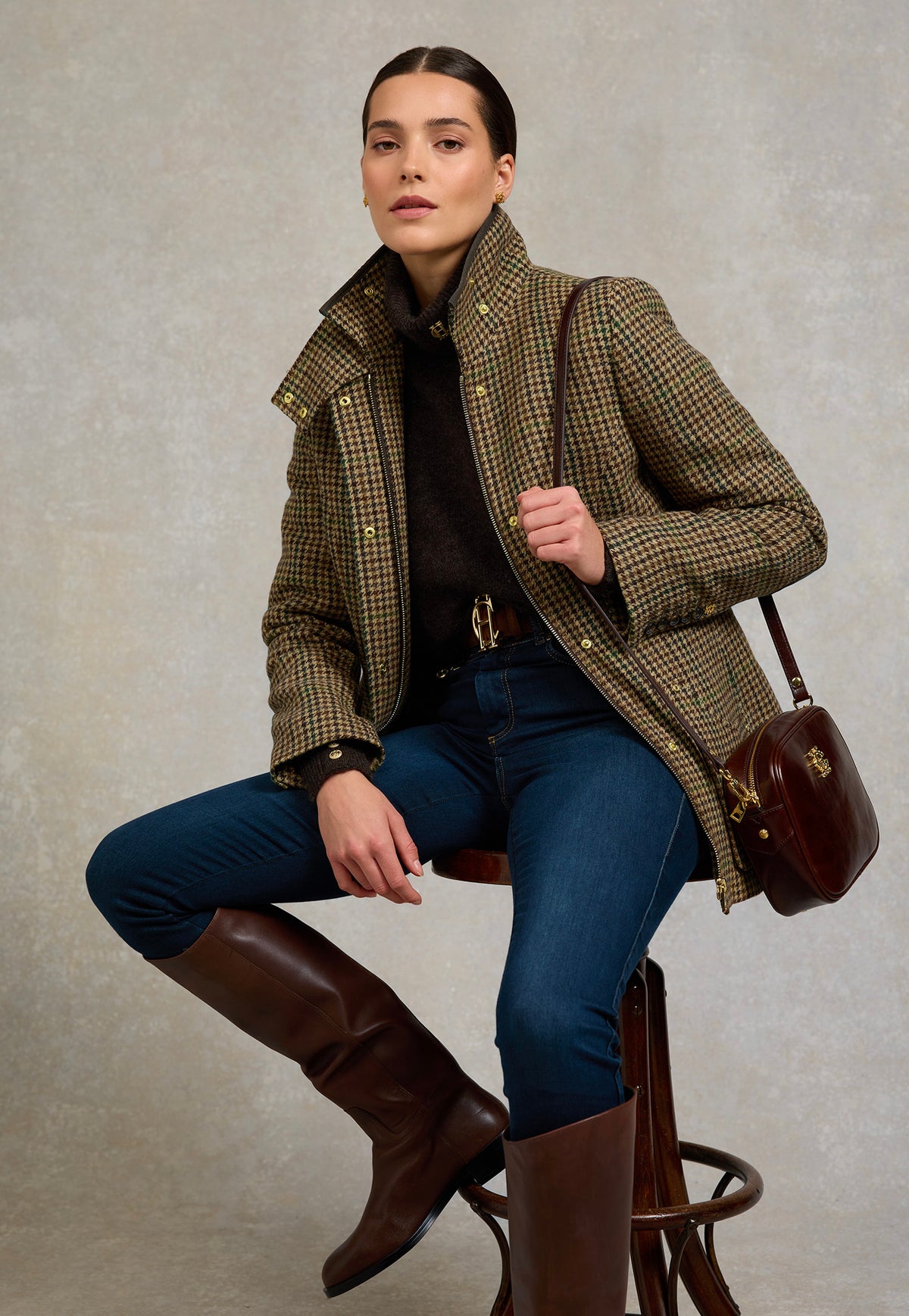 Country Classic Jacket - Hailes Green Tweed