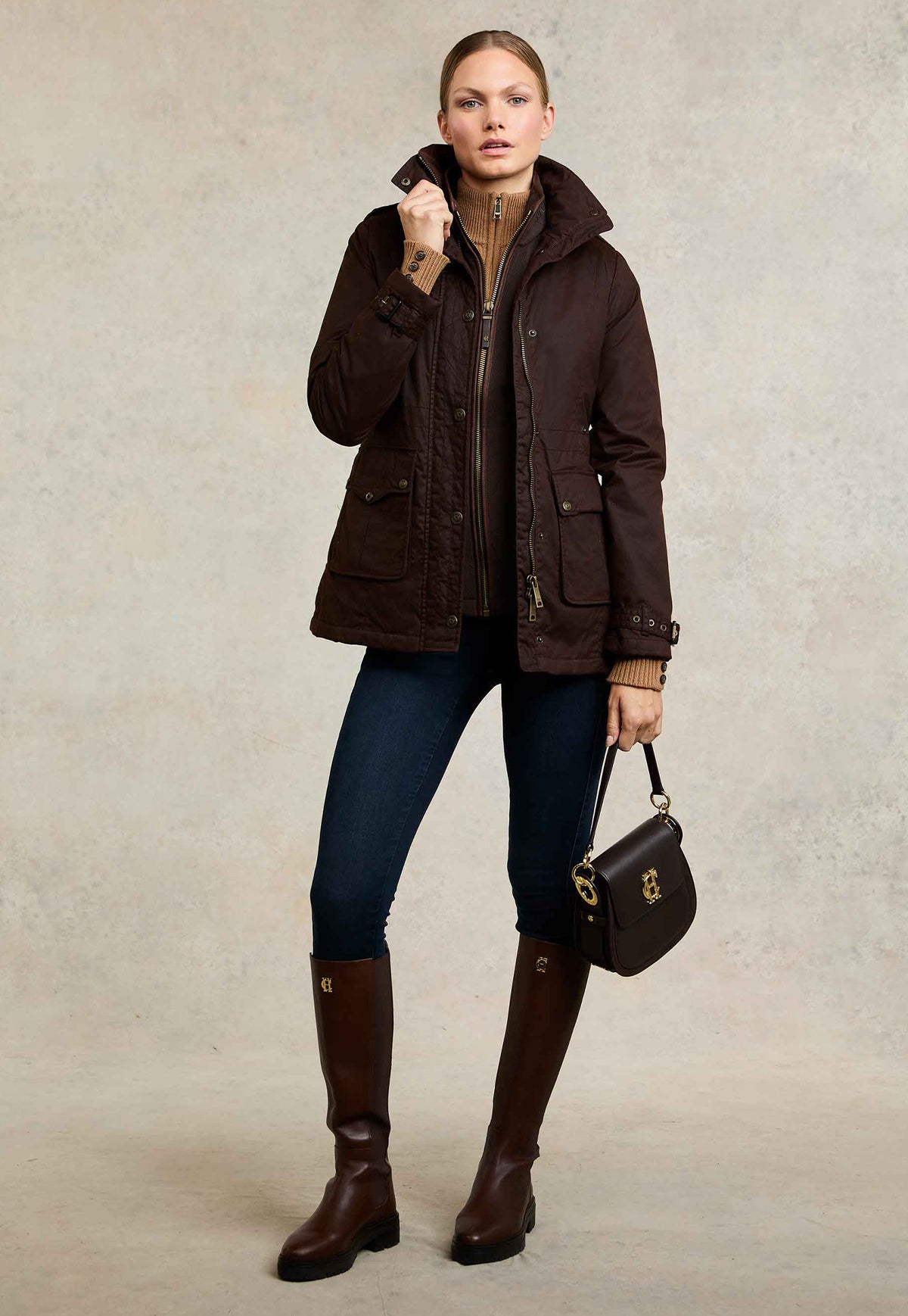 Country Fleece Gilet - Chocolate