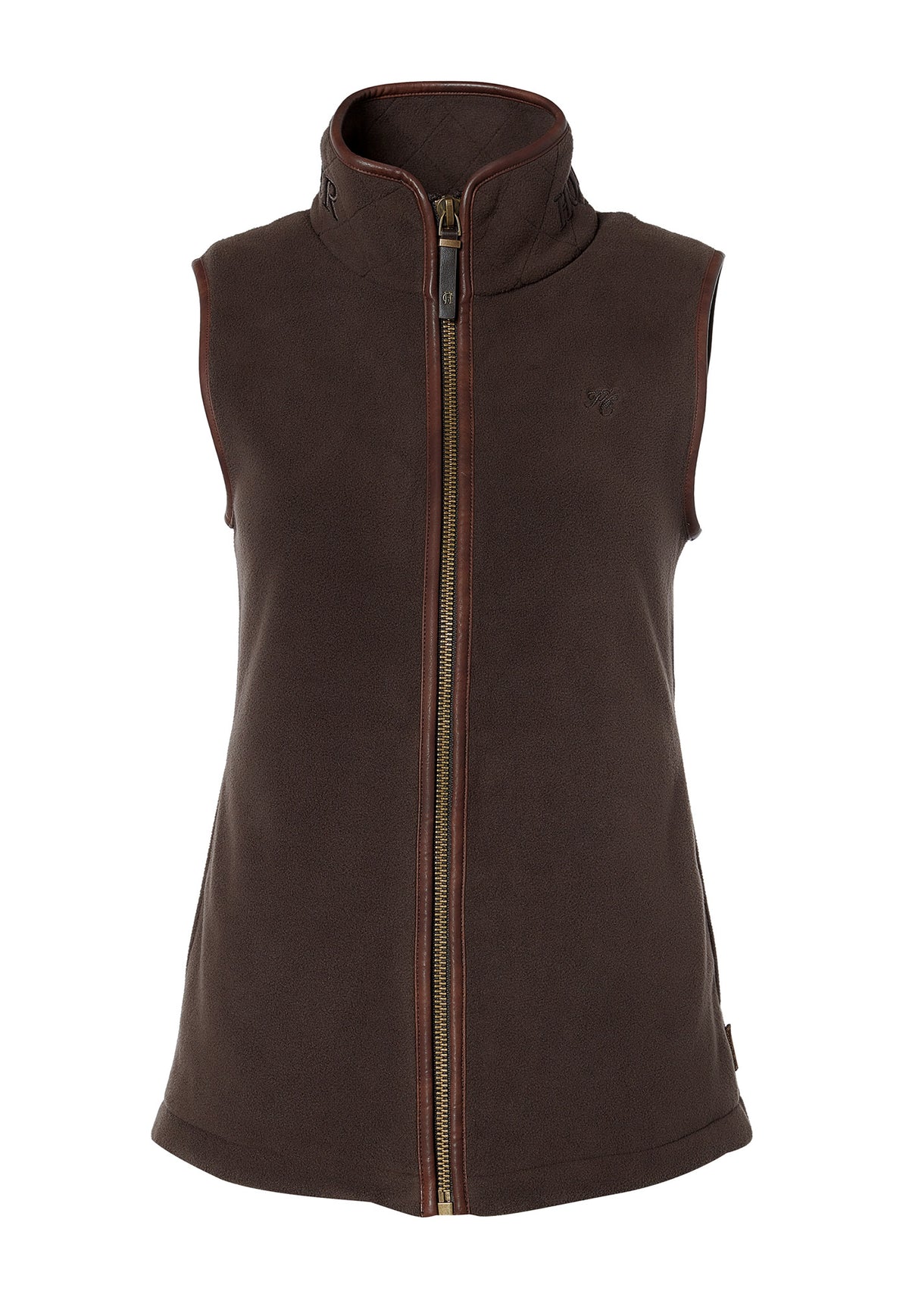 Country Fleece Gilet - Chocolate