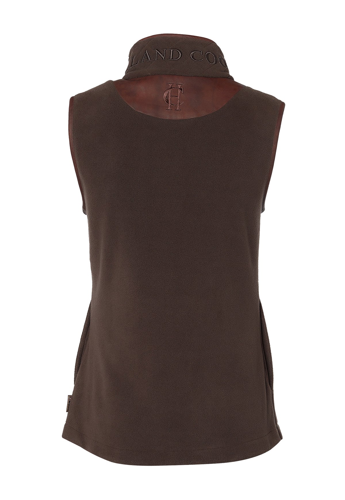 Country Fleece Gilet - Chocolate