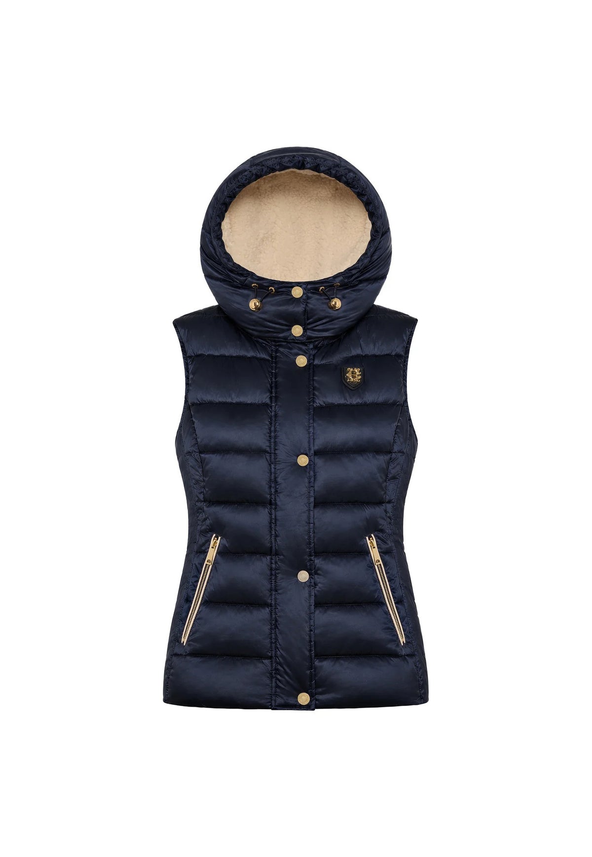 Harlow Sherpa Gilet - Ink Navy