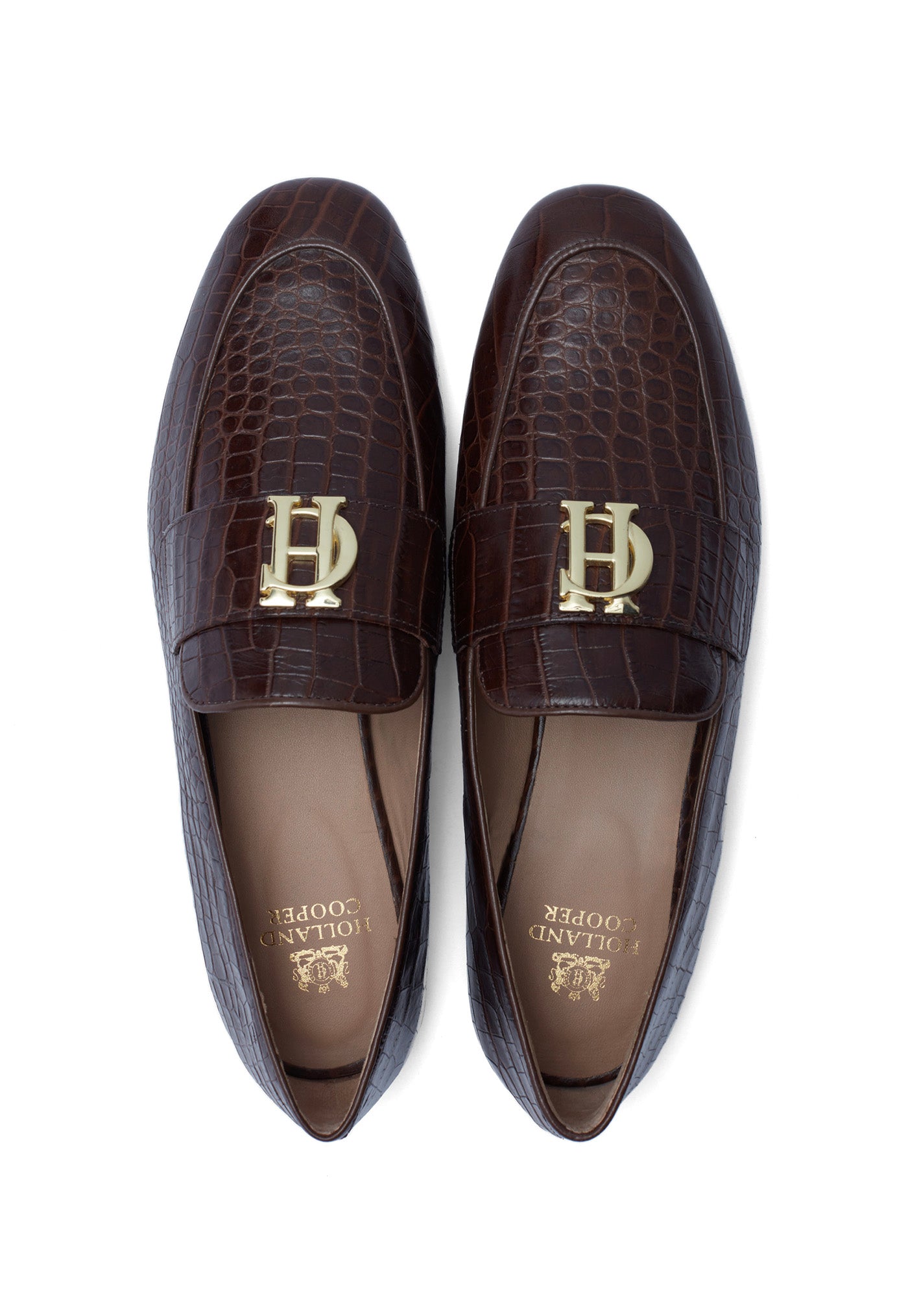 Harvard Loafer - Chocolate Croc sold by Angel Divine