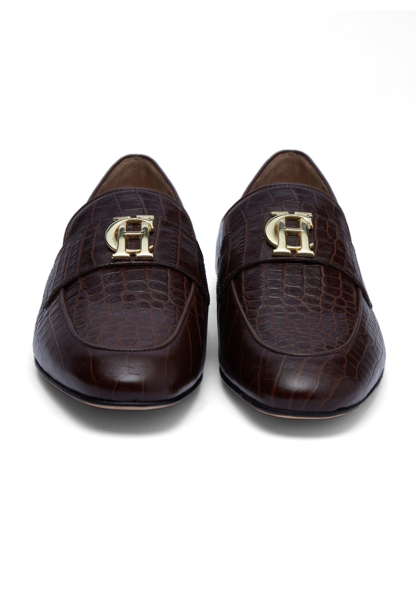 Harvard Loafer - Chocolate Croc sold by Angel Divine