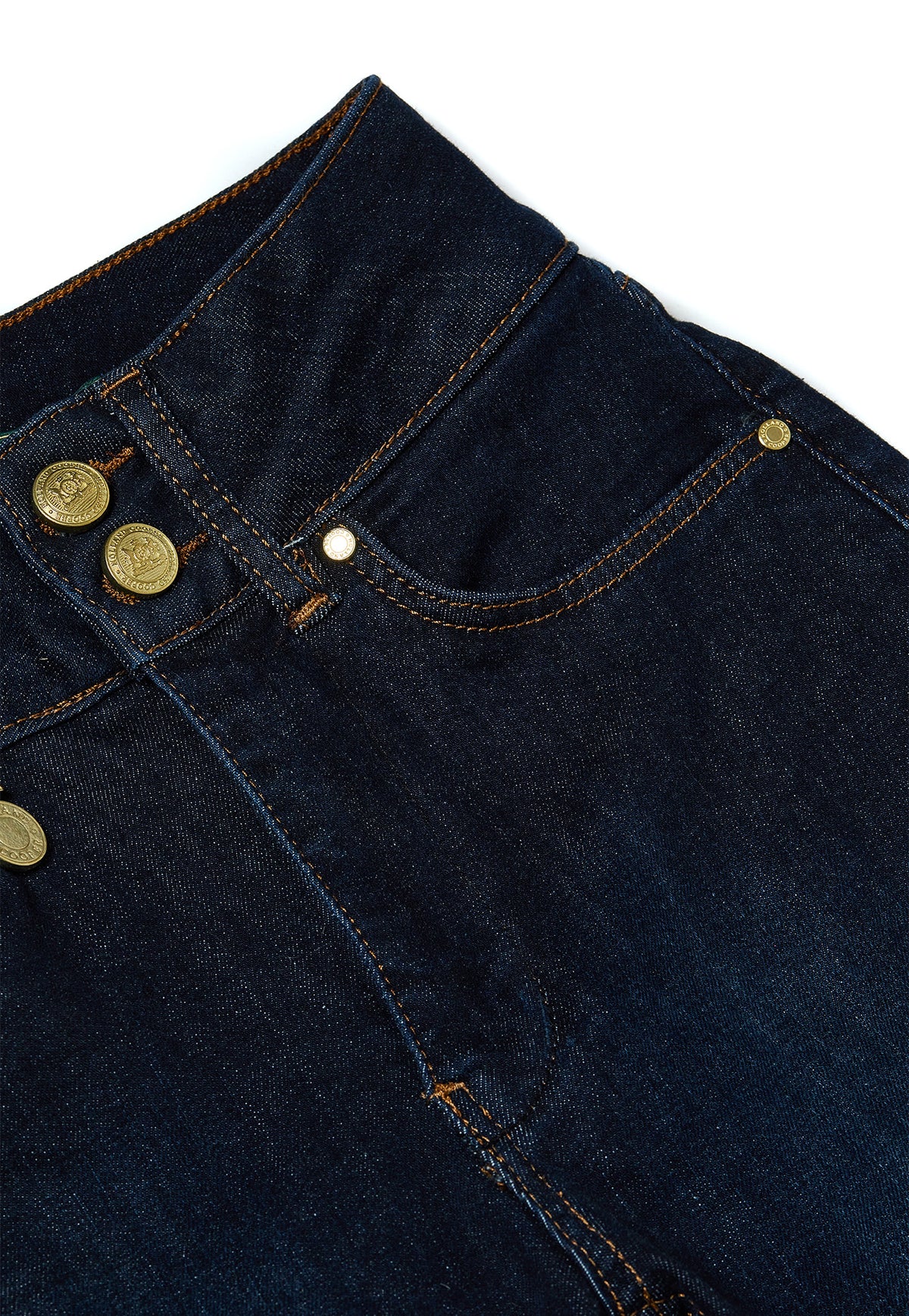 High Rise Flared Jean - Deep Indigo