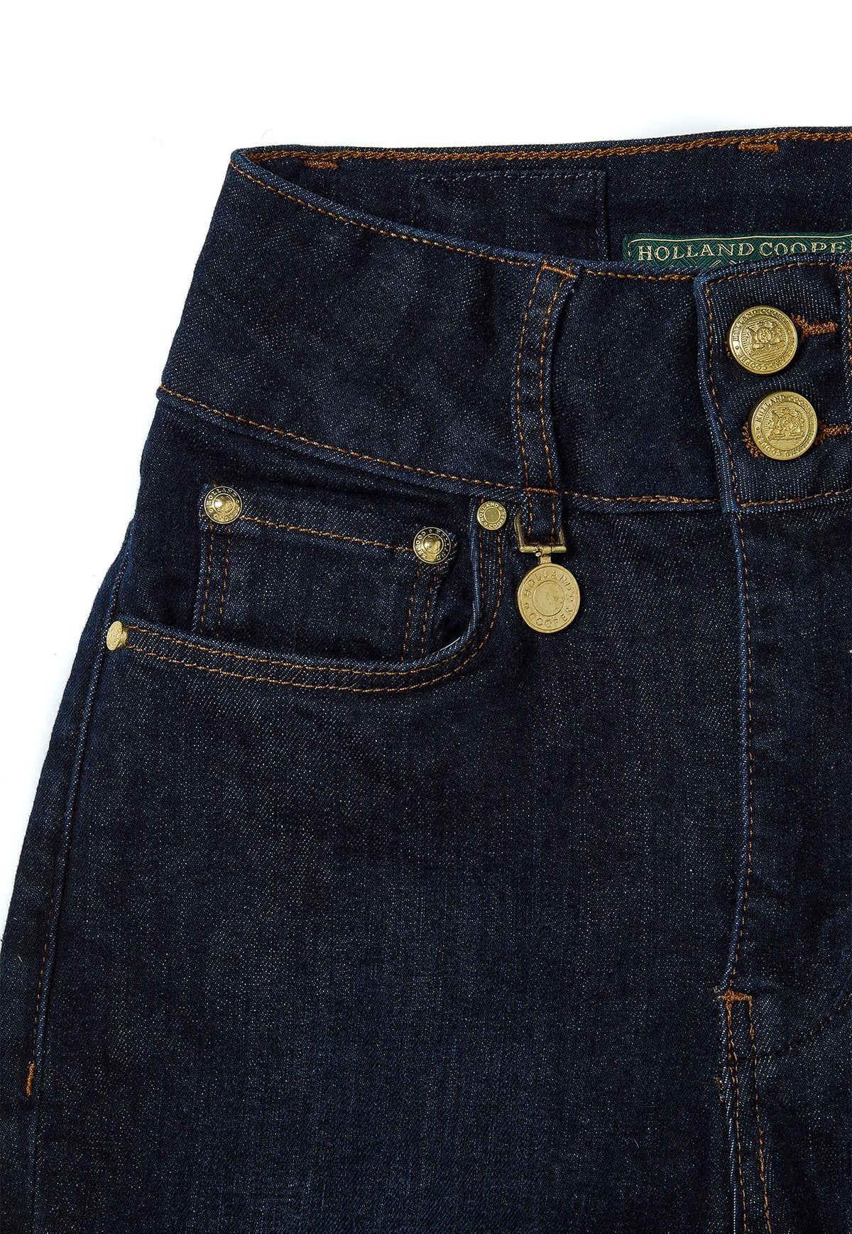 High Rise Flared Jean - Deep Indigo