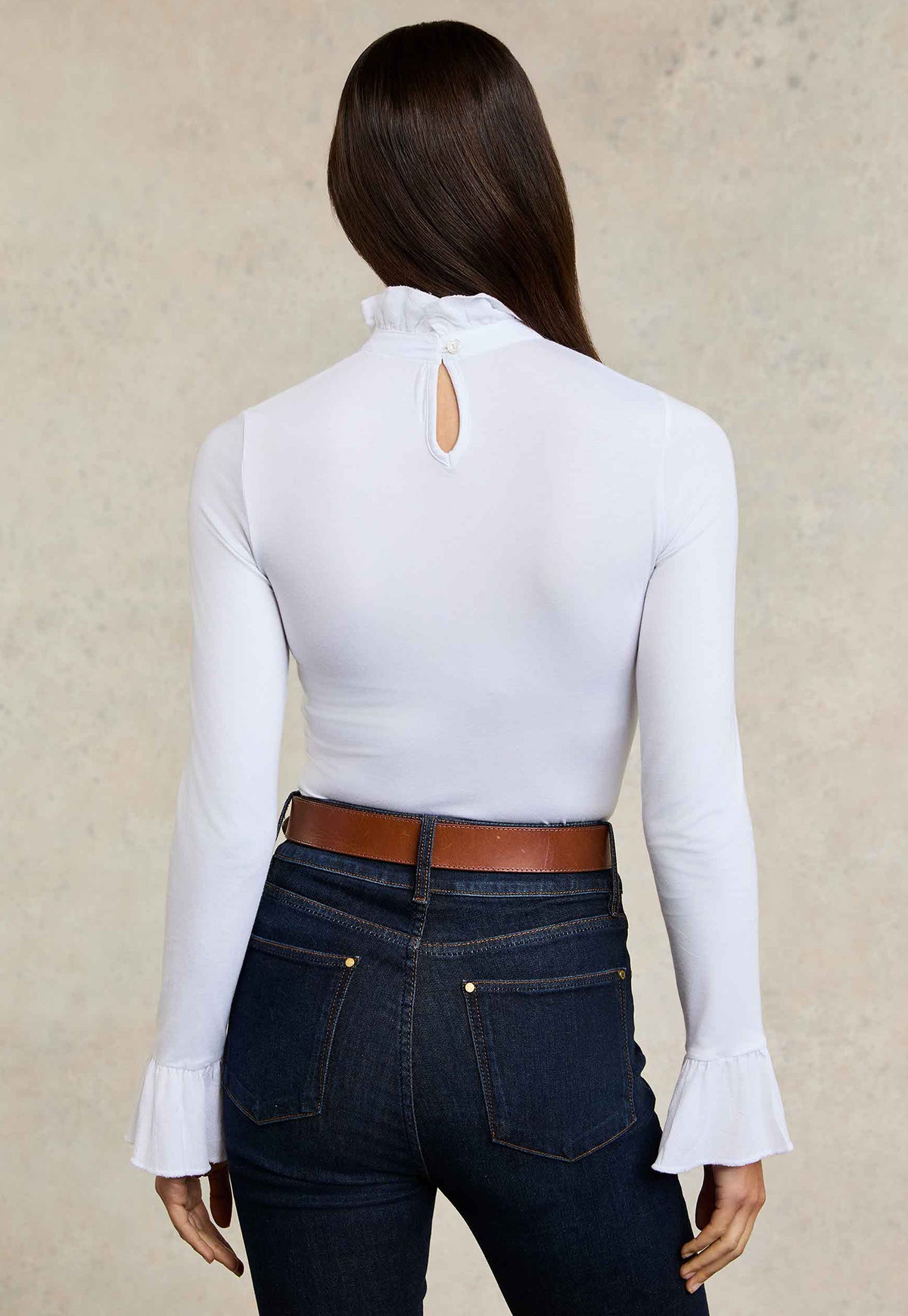 High Rise Flared Jean - Deep Indigo