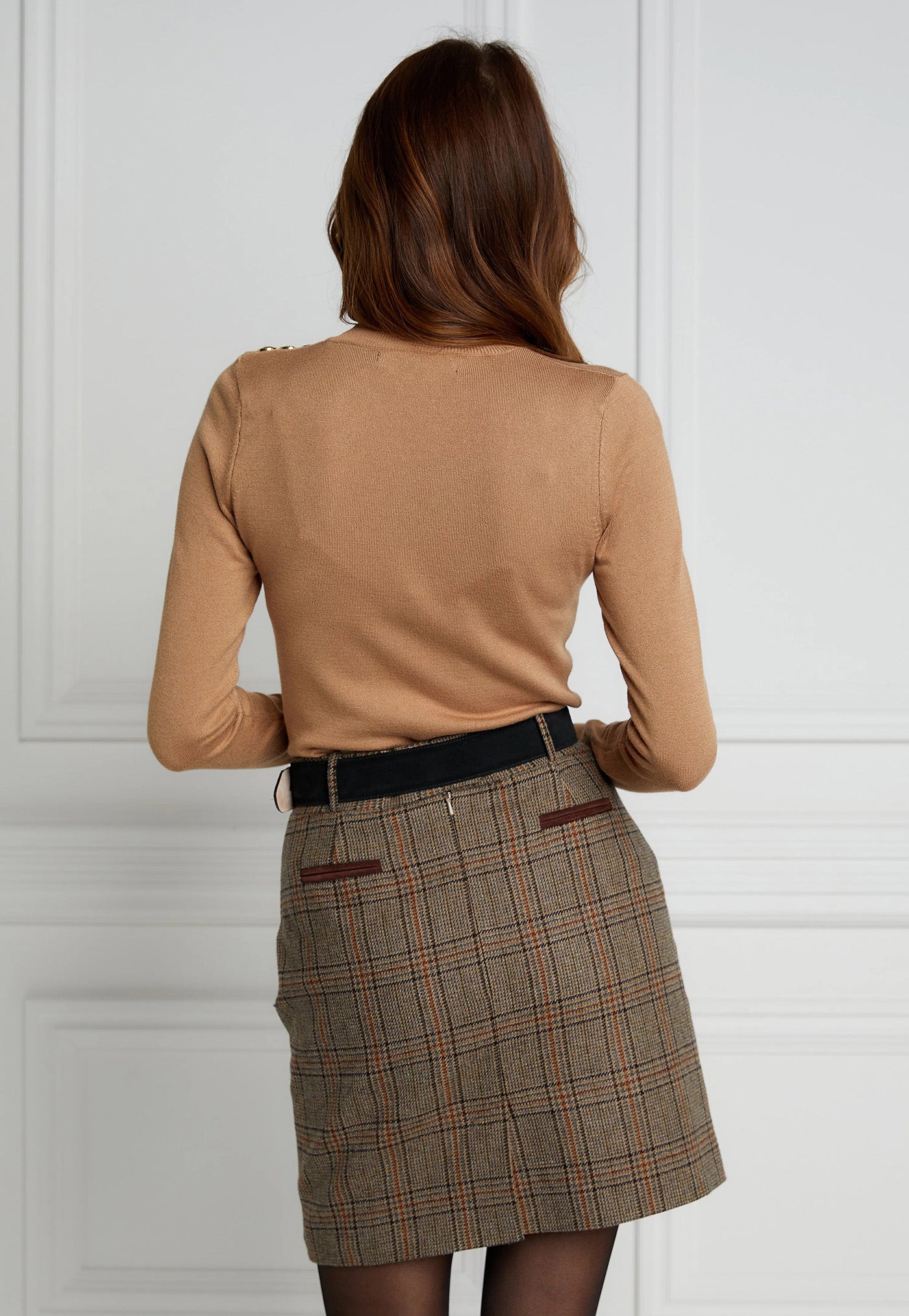 Knightsbridge Skirt - Bourbon Tweed sold by Angel Divine