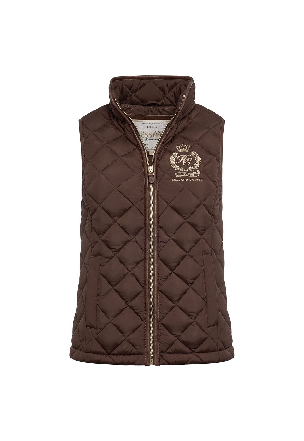 Lightweight Country Gilet - Chocolate