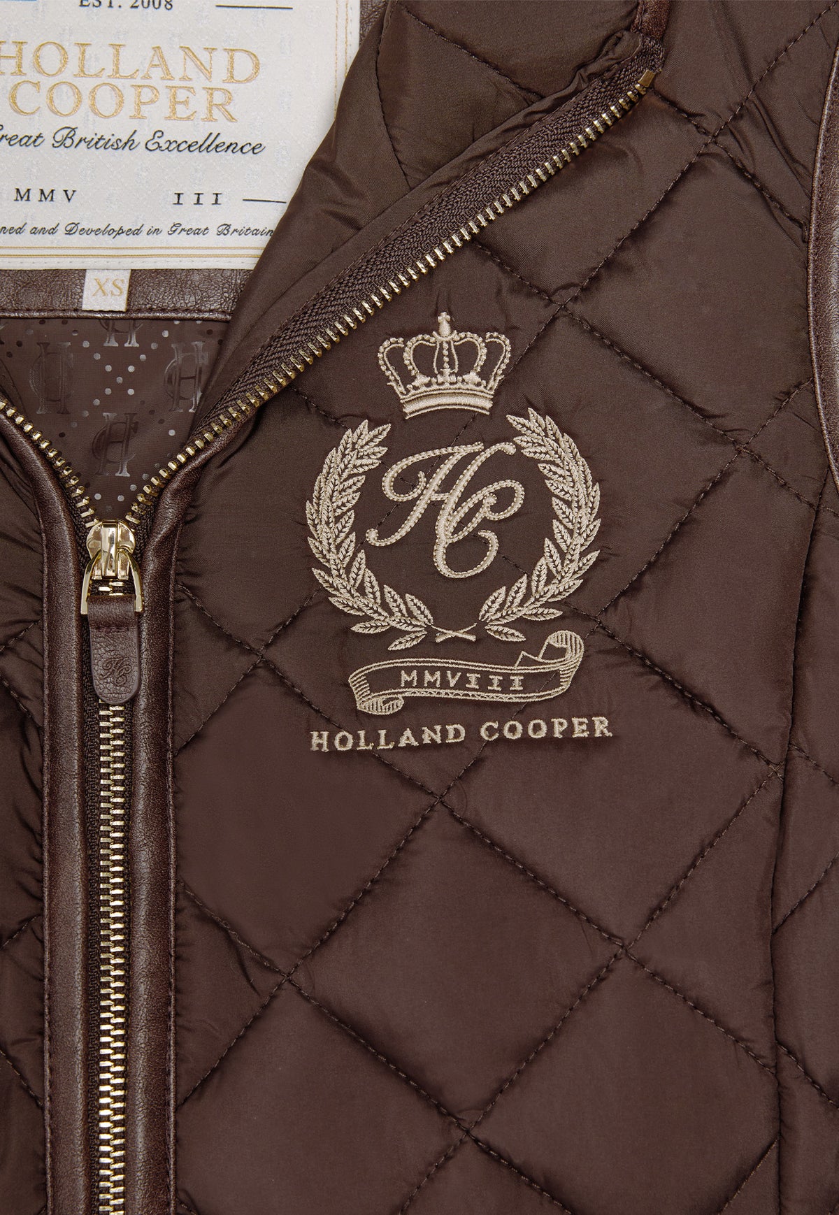 Lightweight Country Gilet - Chocolate