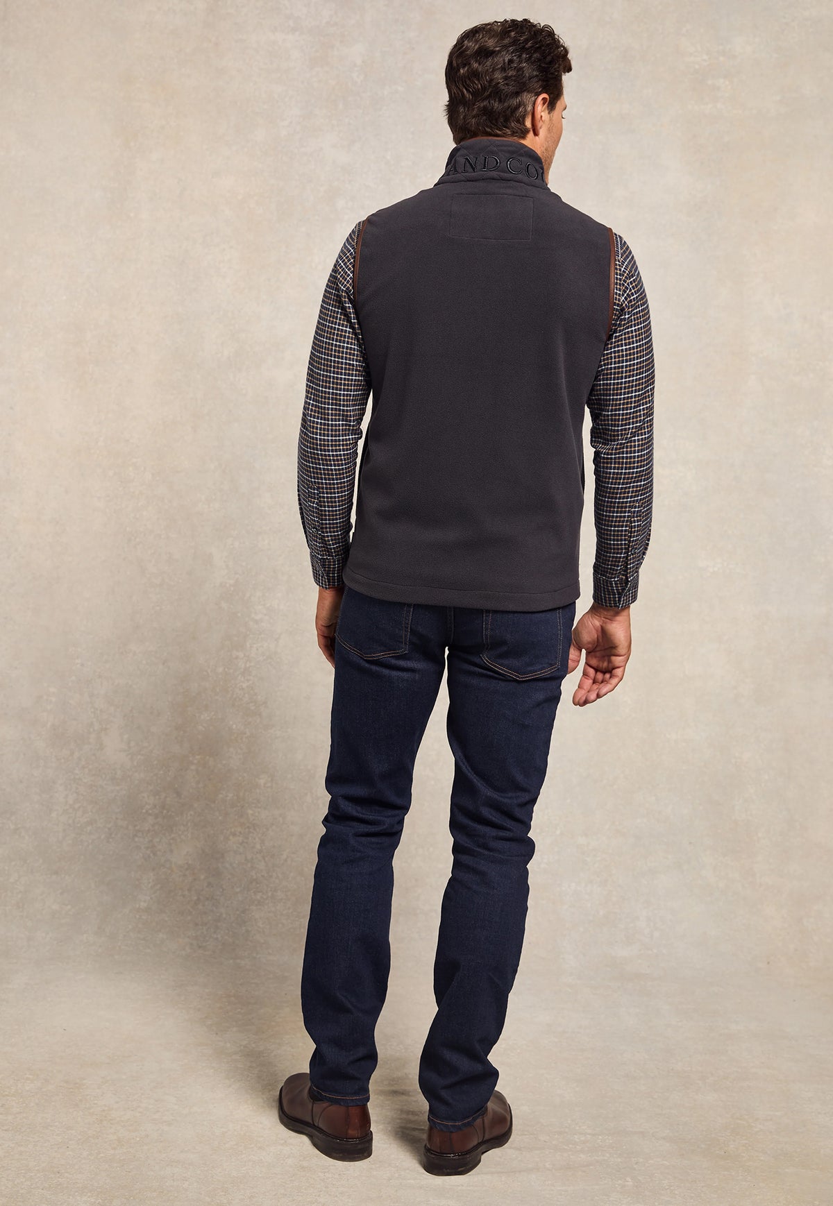 Men's Country Fleece Gilet - Ink Navy