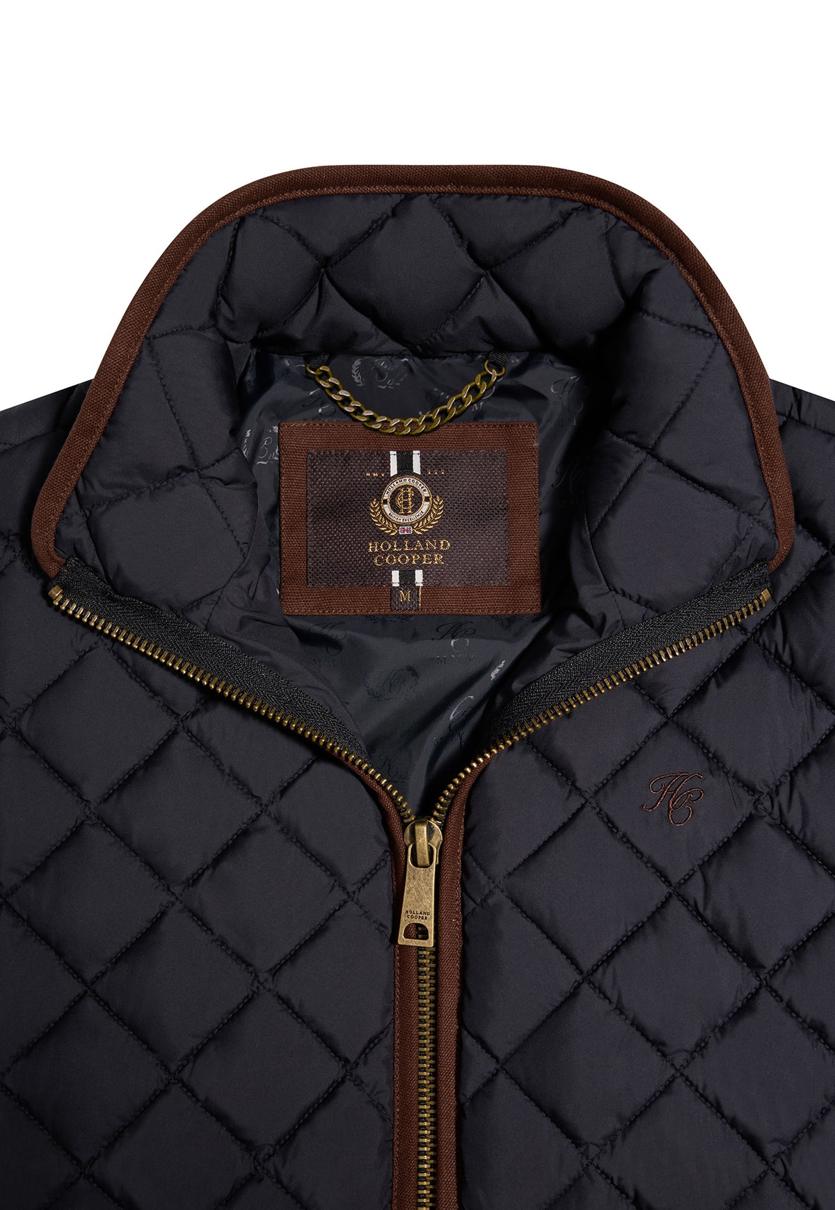 Men's Country Quilted Gilet - Ink Navy