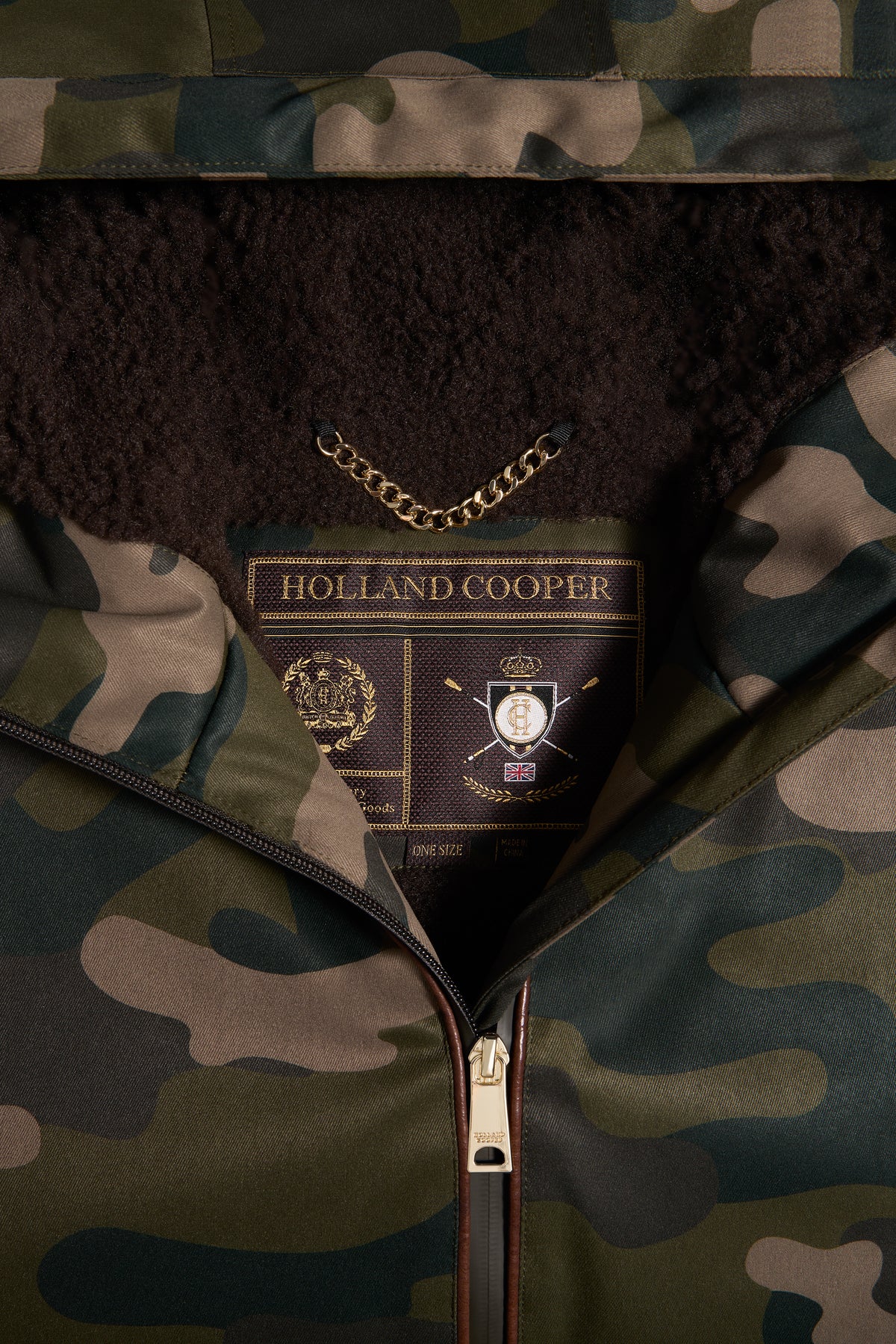 One Size Waterproof Coat - Camo