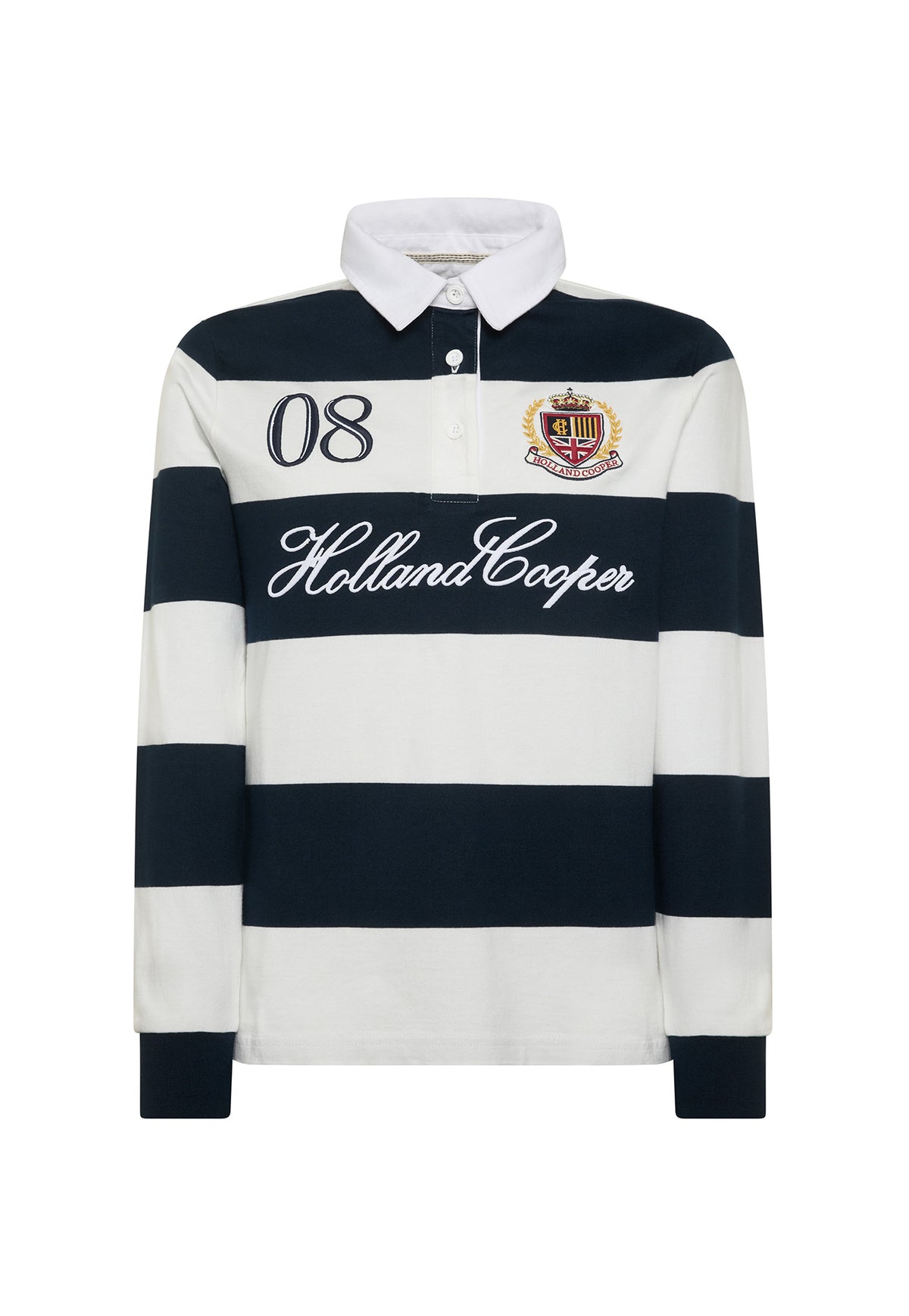 Rugby Shirt - Navy Ecru