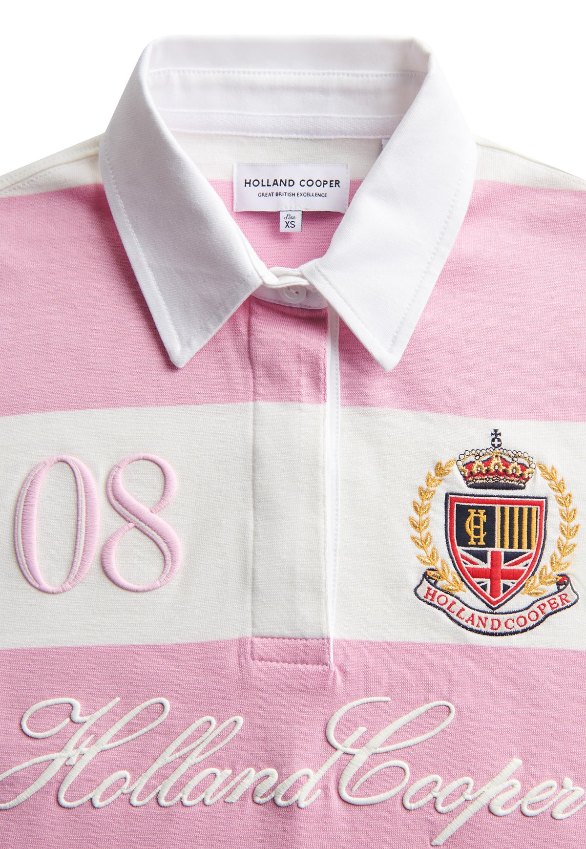Rugby Shirt - Pink Ecru