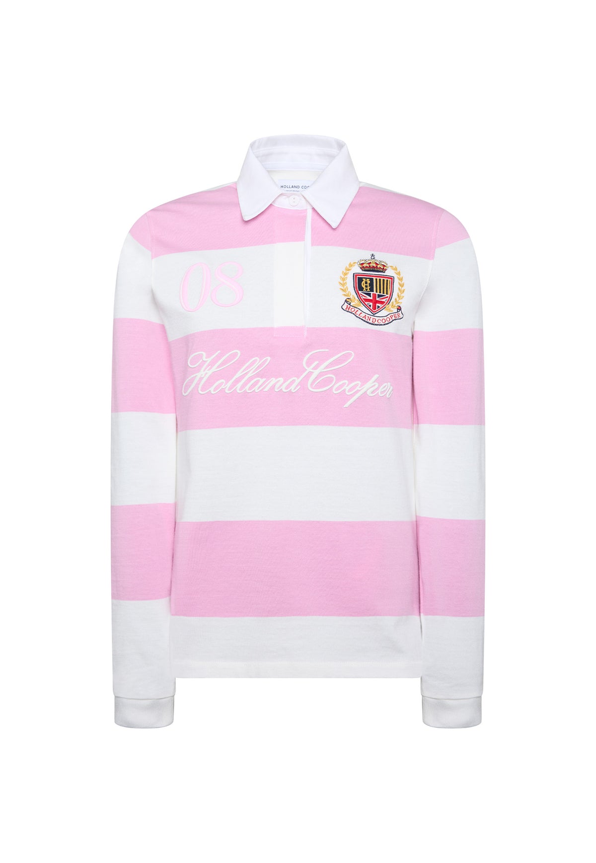 Rugby Shirt - Pink Ecru