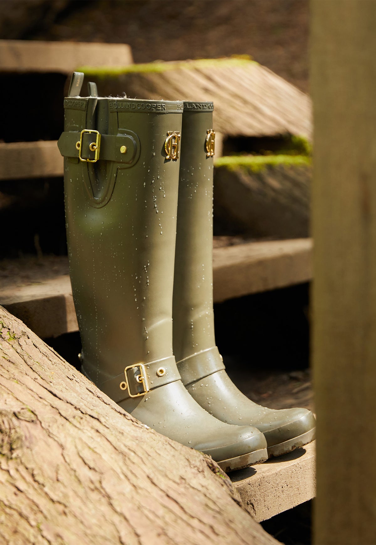 Sherpa Lined Regency Wellington - Matte Green