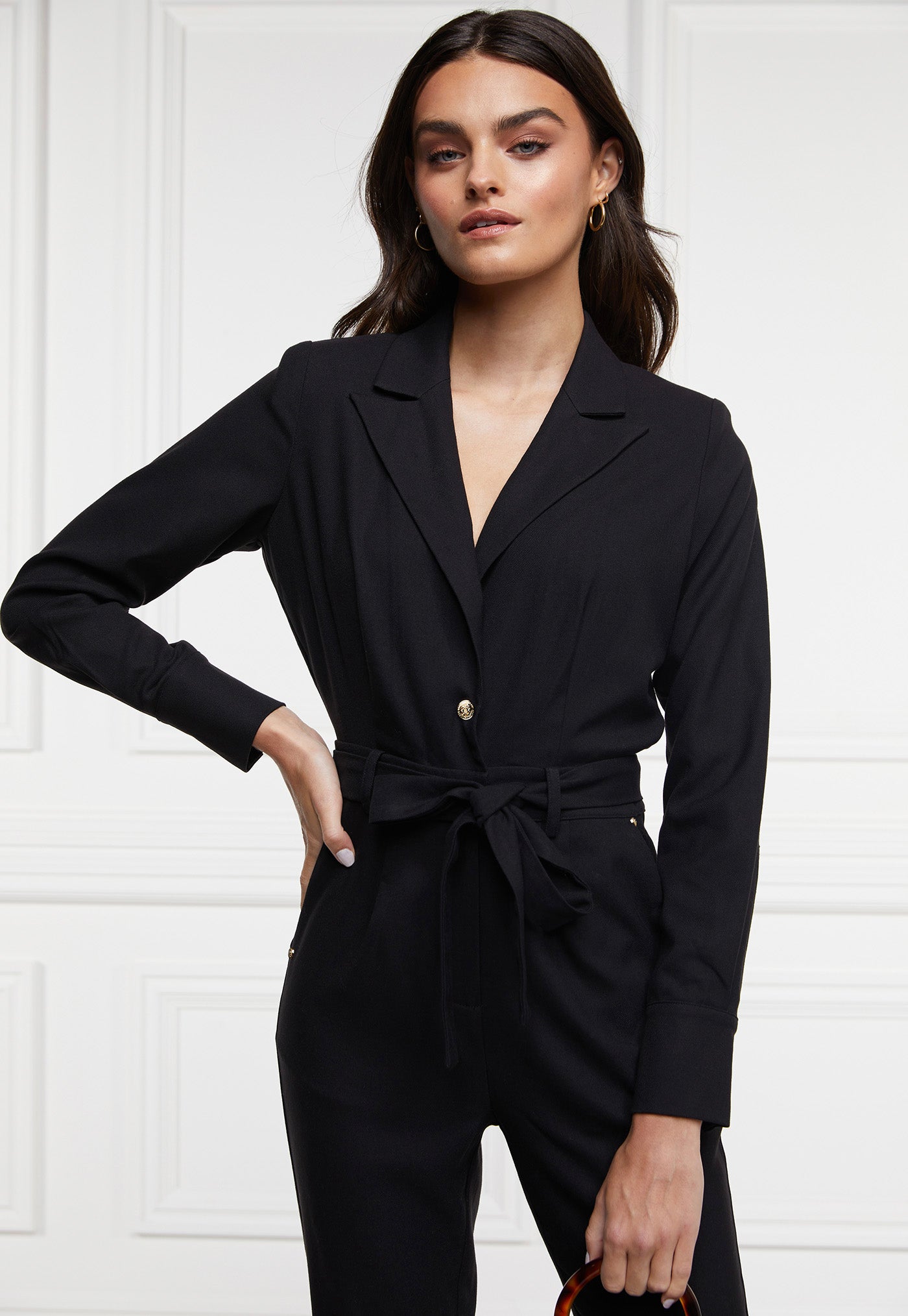 Tailored Jumpsuit - Black sold by Angel Divine