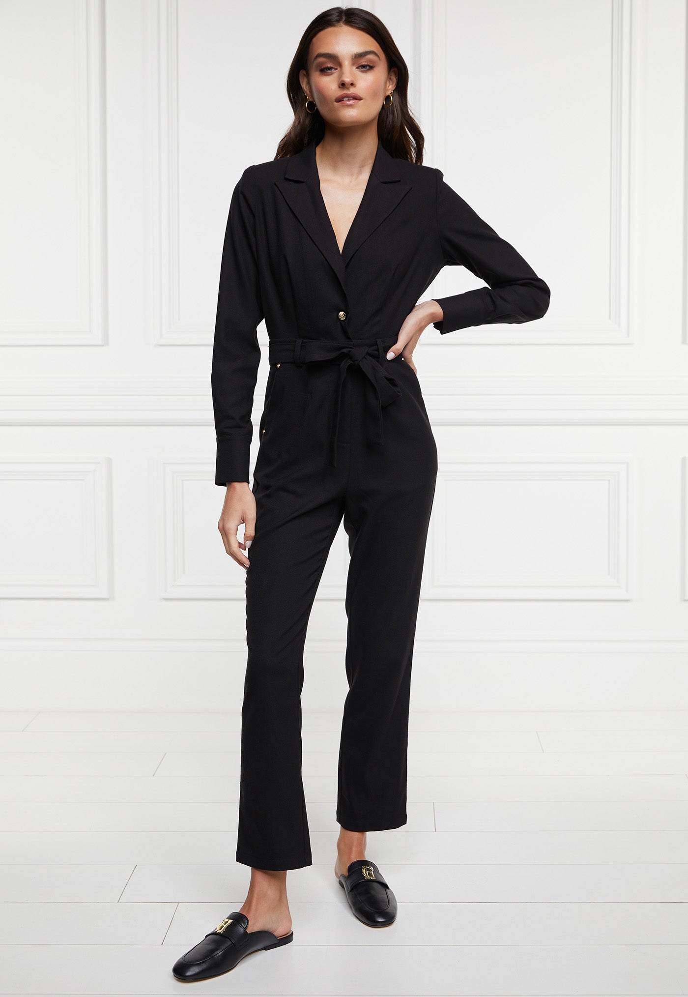 Tailored Jumpsuit - Black sold by Angel Divine