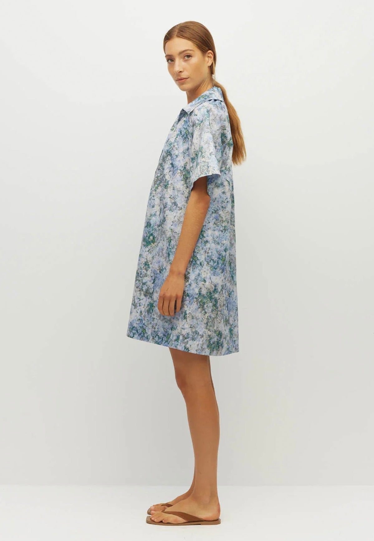 Rue Shirtdress - Frosted Sky