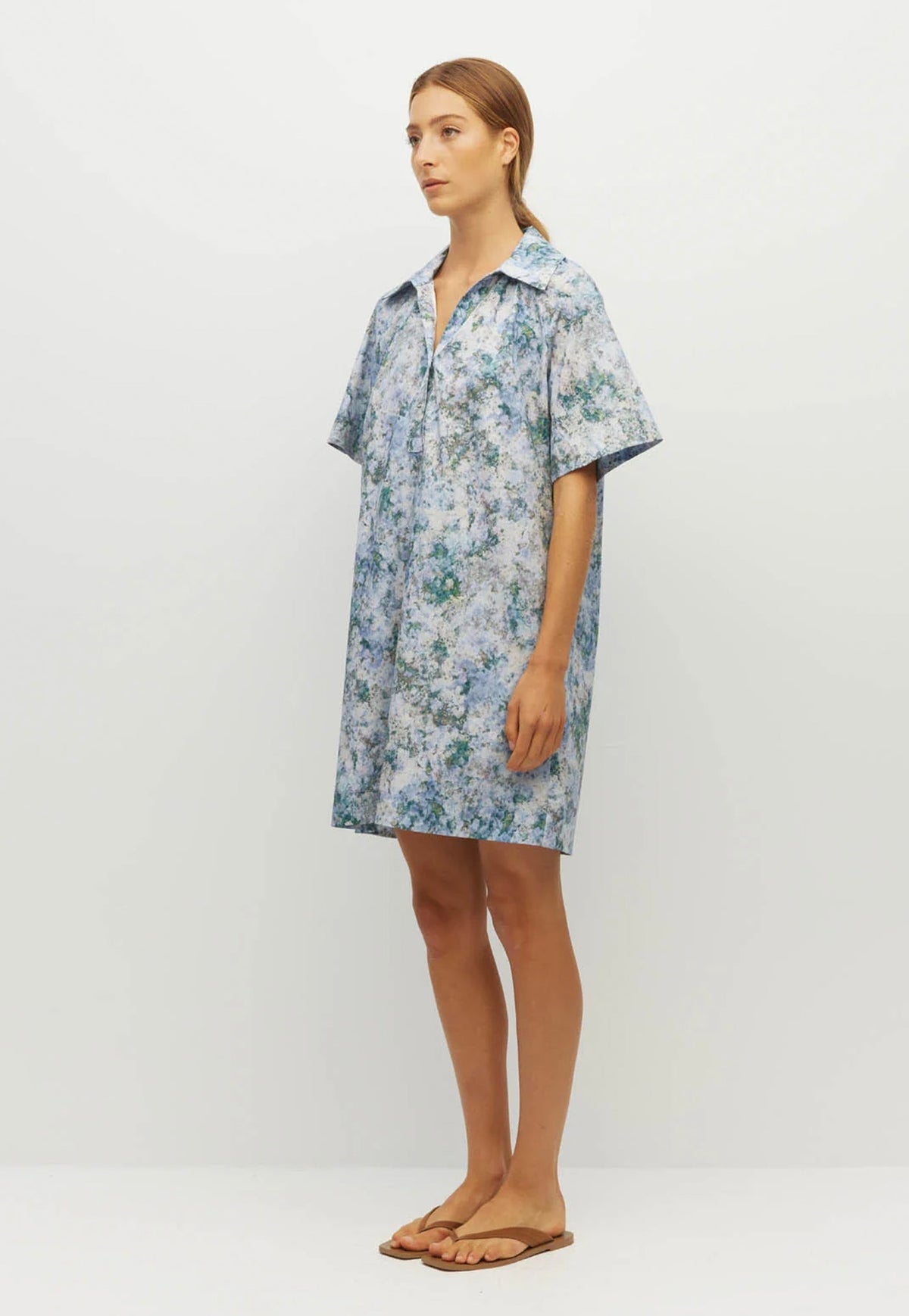 Rue Shirtdress - Frosted Sky