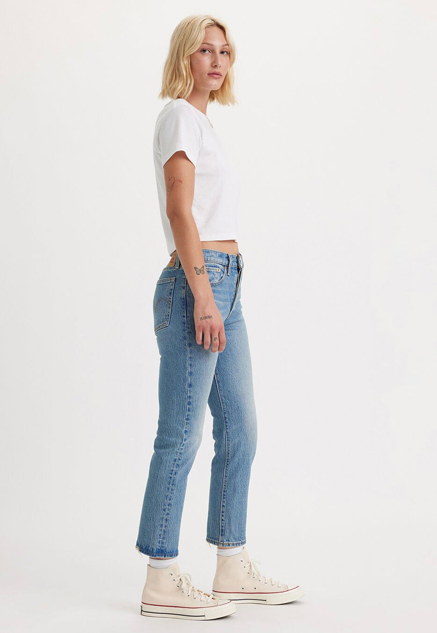 Wedgie Straight Jeans - Calling All Blues sold by Angel Divine